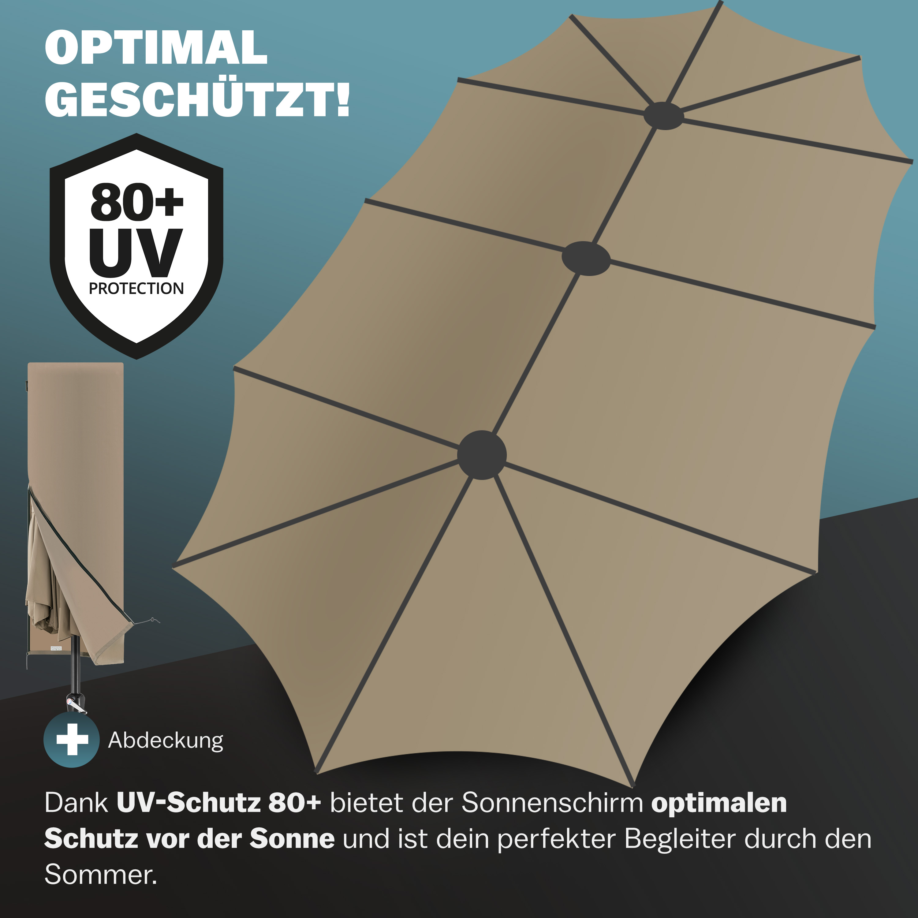 Dubbele\u0020Parasol\u0020Taupe\u0020met\u0020UV\u002Dbescherming\u002080\u002B Dubbele\u0020Parasol\u0020Taupe\u0020met\u0020UV\u002Dbescherming\u002080\u002B