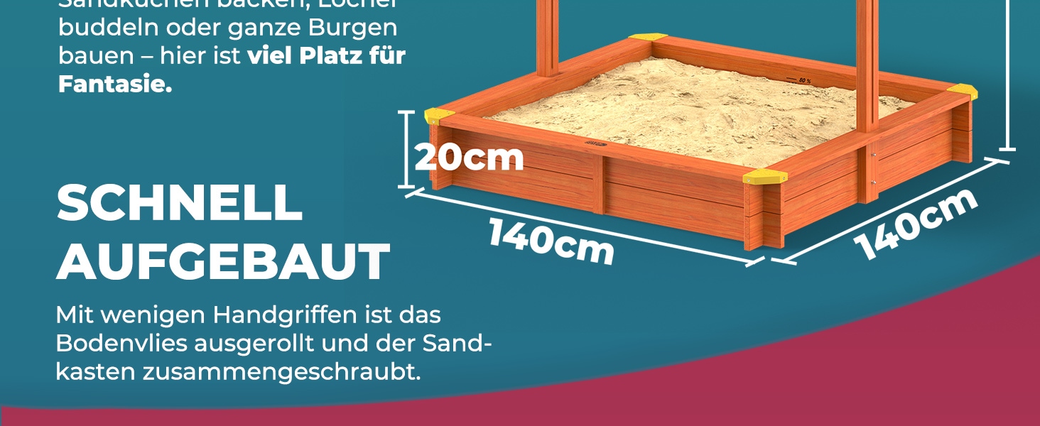 Zandbak\u0020Max\u0020140x140cm\u0020incl\u0020Zonbescherming\u0020UV\u002050\u002B Zandbak\u0020Max\u0020140x140cm\u0020incl\u0020Zonbescherming\u0020UV\u002050\u002B