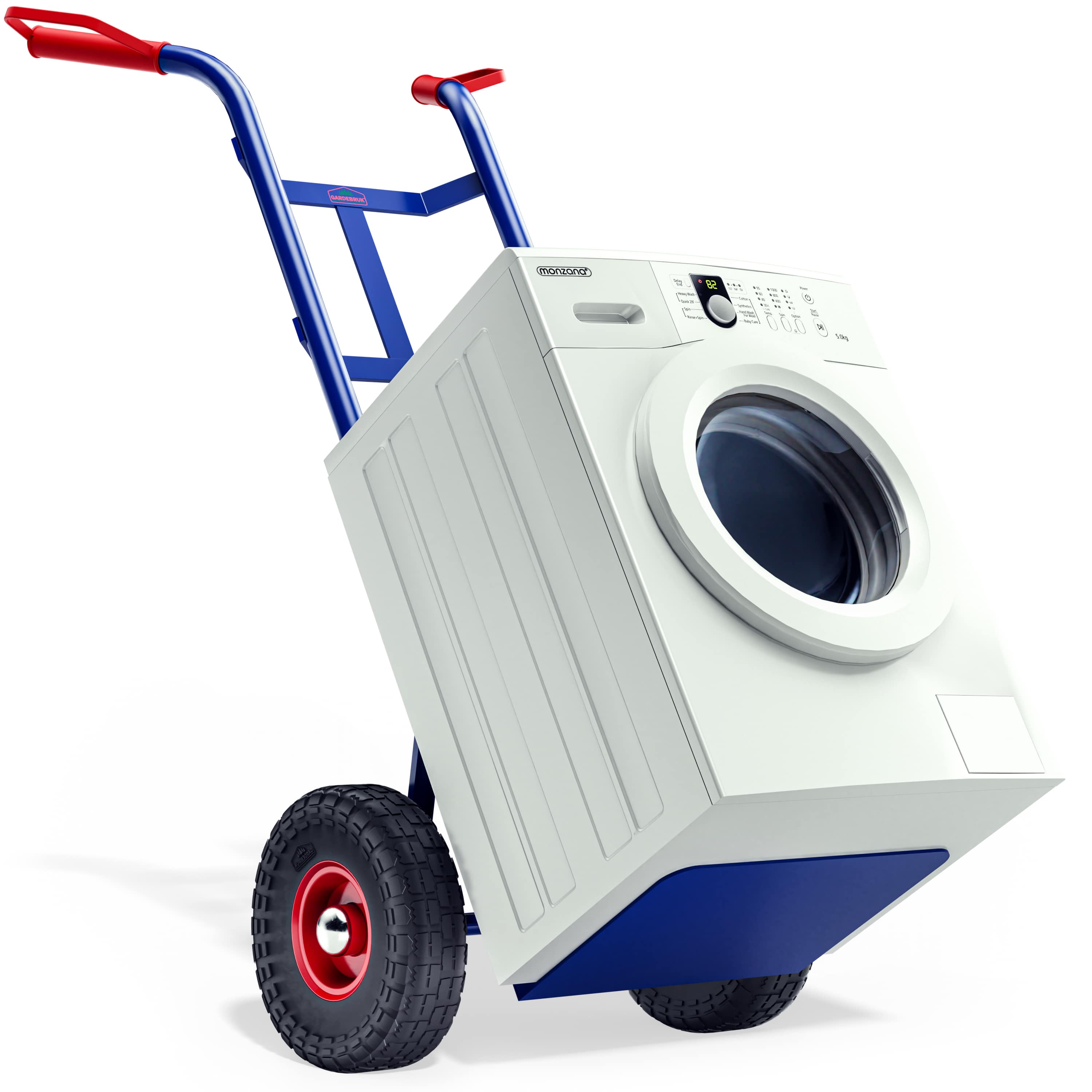 Steekwagen\u0020Blauw\u0020Staal\u0020200kg\u0020opvouwbare\u0020schep