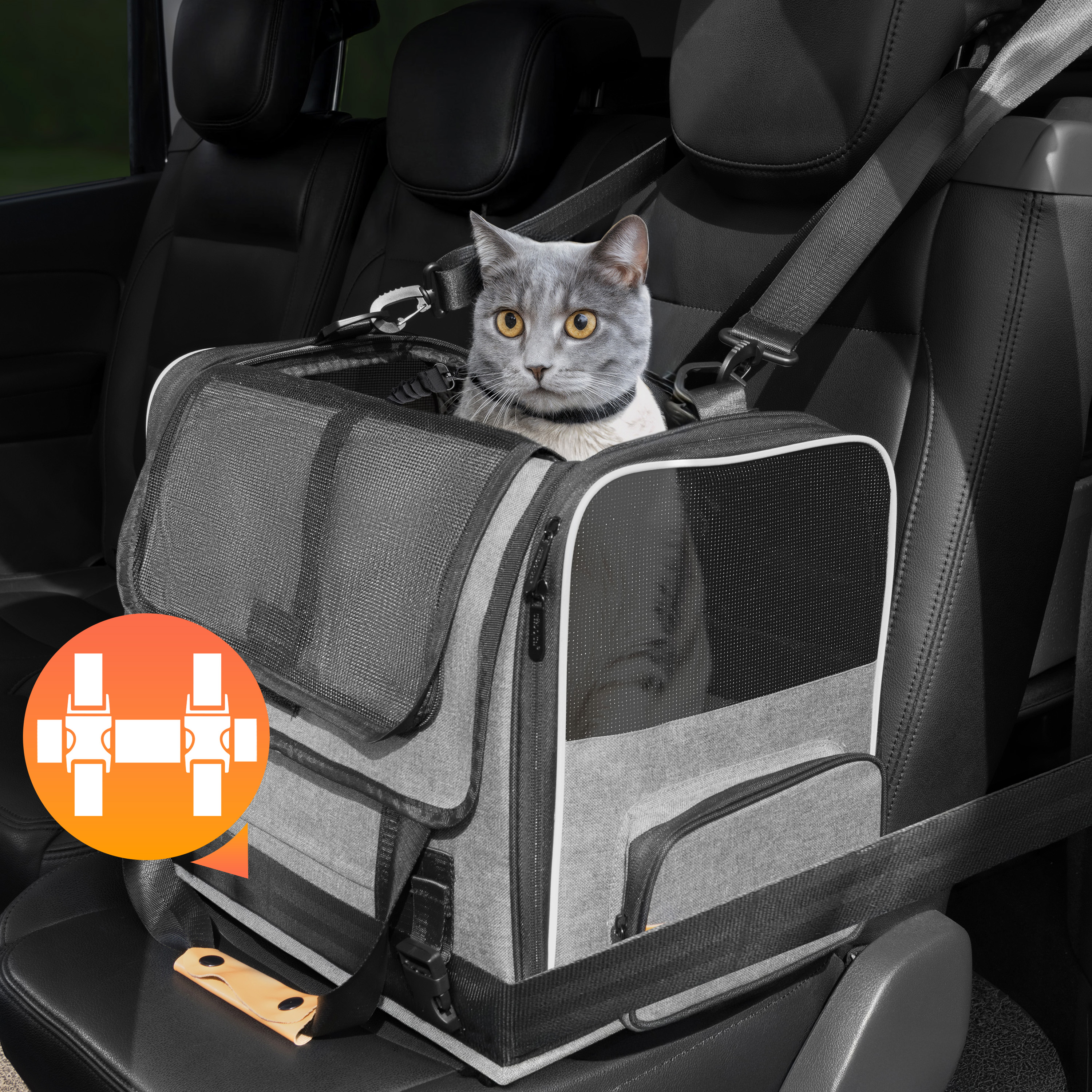 Kattentransportbox\u0020grijs\u002044x34x31cm\u0020tot\u002020kg Kattentransportbox\u0020grijs\u002044x34x31cm\u0020tot\u002020kg
