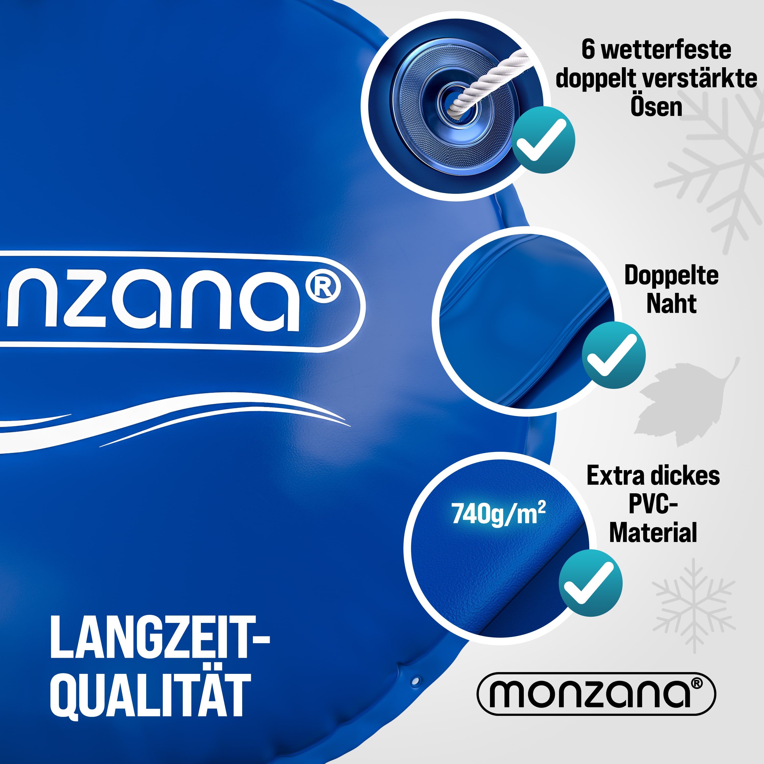 Zwembadkussen\u0020XXL\u0020Blauw\u0020\u00D83m\u0020\u002D20\u00B0C