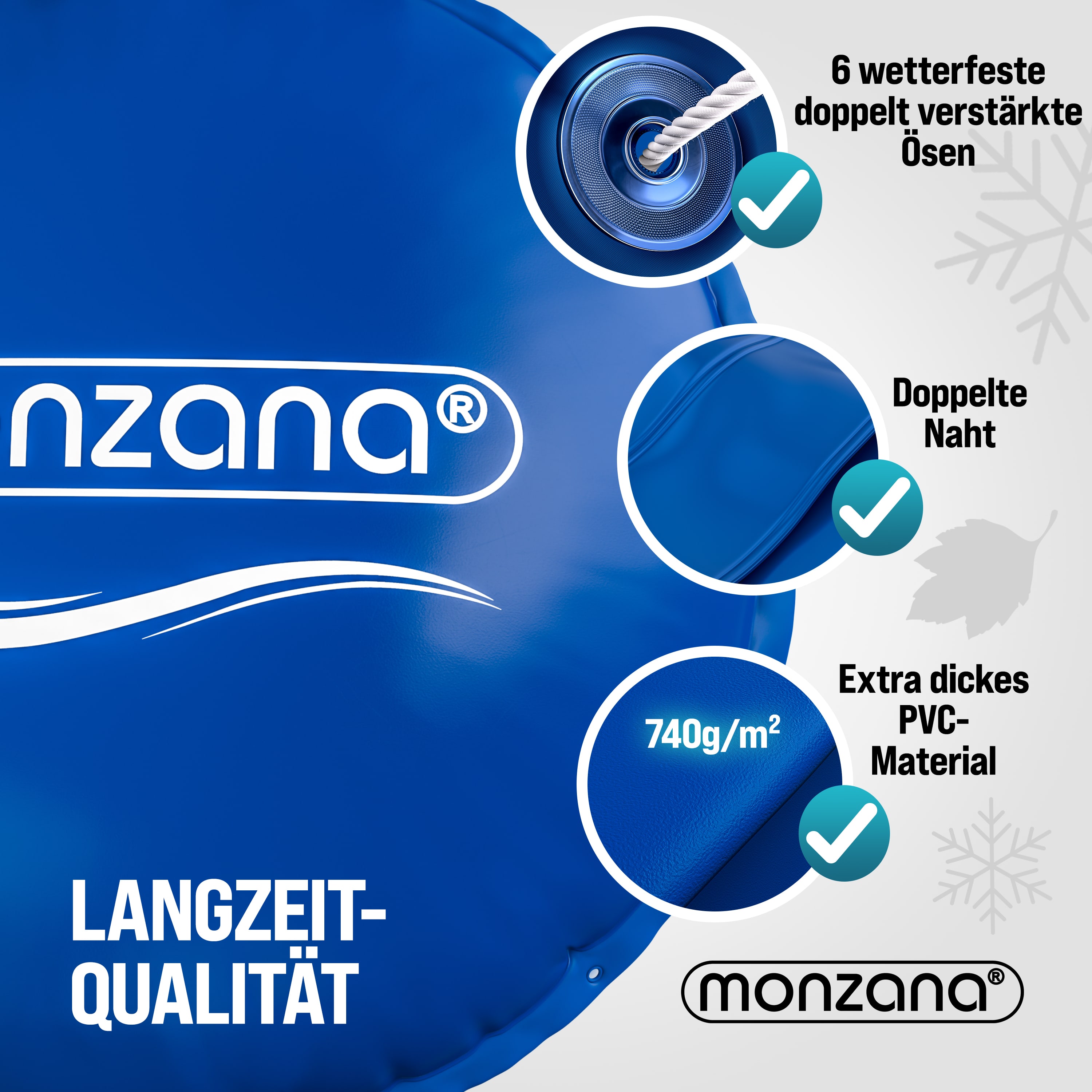 Zwembadkussen\u0020XXL\u0020Blauw\u0020\u00D84m\u0020\u002D20\u00B0C