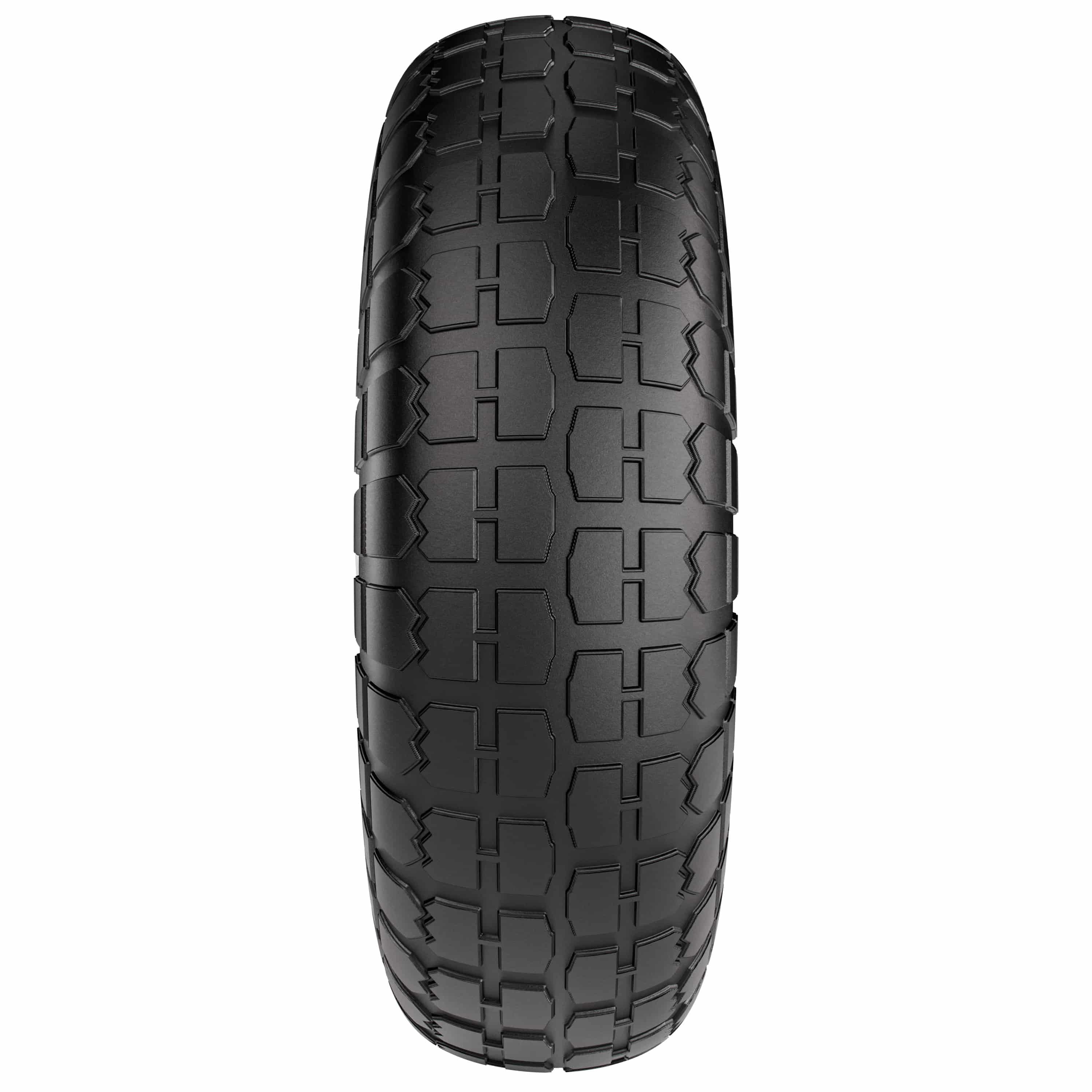 Steekwagenwiel\u0020set\u0020van\u00202\u0020Zwart\u0020massief\u0020rubber