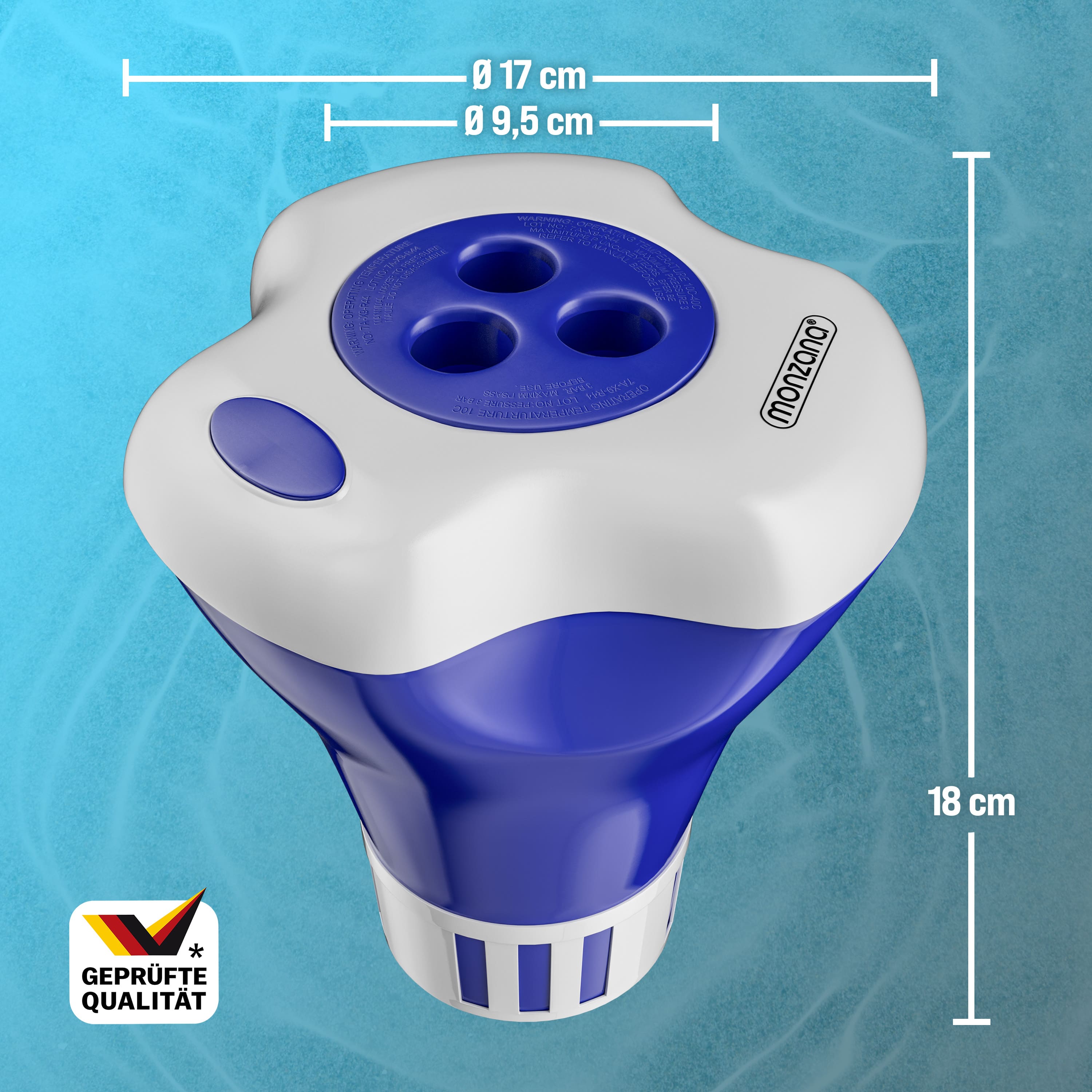 Doseervlotter\u0020voor\u0020zwembaden\u002020\u002D200g\u0020tabletten\u0020inclusief\u0020150\u00203in1\u0020teststrips\u0020UV\u002Dbestendige\u0020chloordrijver\u0020met\u0020thermometer