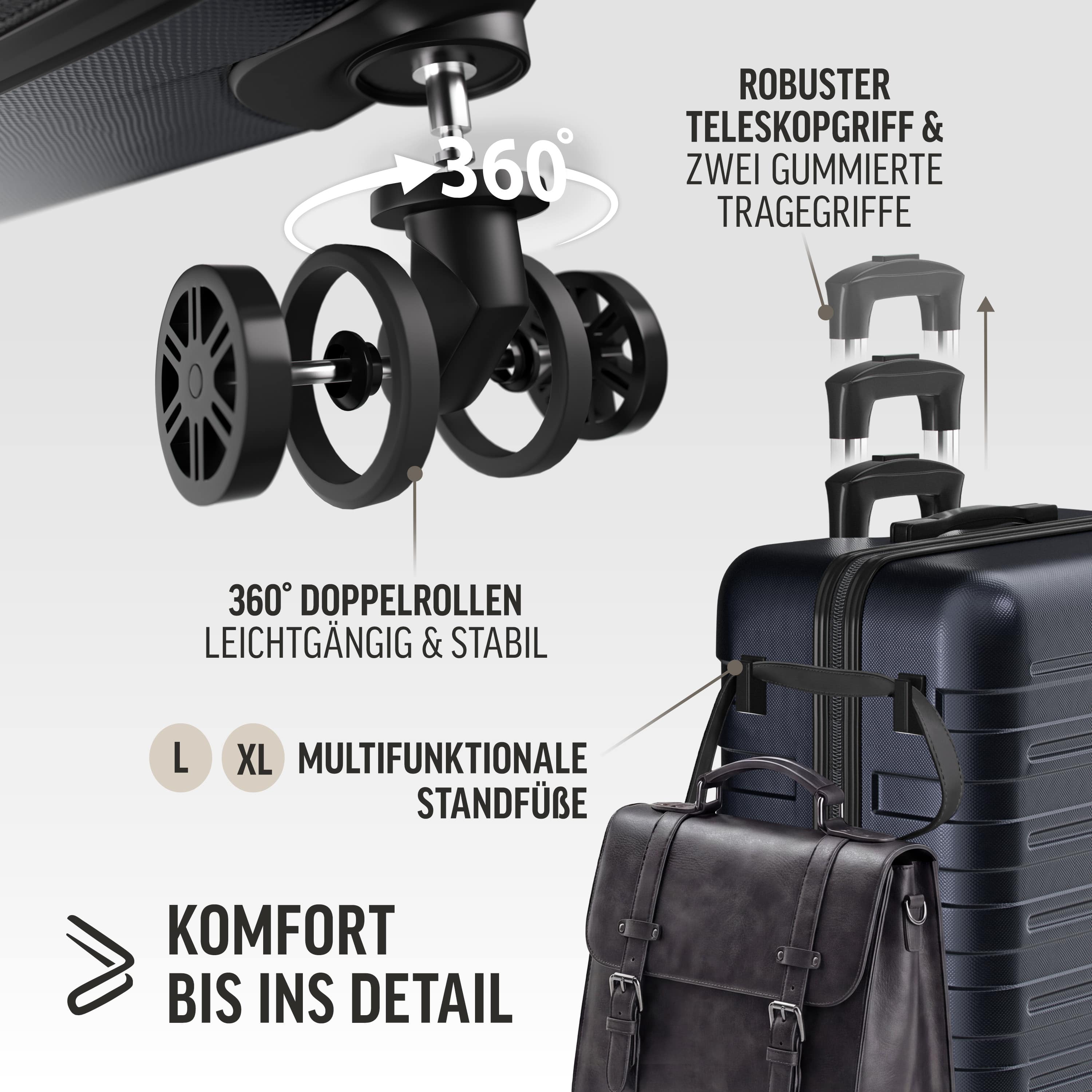 Set\u00203\u002Ddelige\u0020hardschalige\u0020koffers\u0020New\u0020York\u0020\u002D\u0020donkerblauw,\u0020360\u00B0\u0020wielen,\u0020ABS