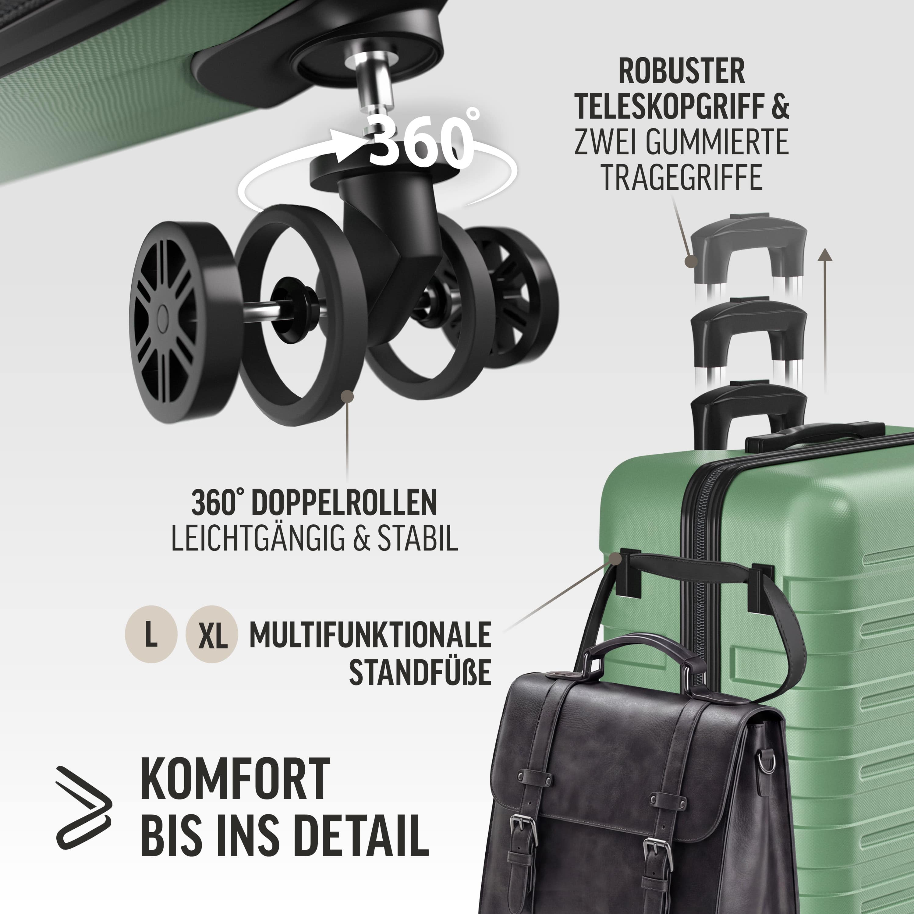 Hardschalenkoffer\u0020New\u0020York\u00203\u002Ddelige\u0020set\u0020pastelgroen\u0020360\u00BA\u0020wielen\u0020ABS Hardschalenkoffer\u0020New\u0020York\u00203\u002Ddelige\u0020set\u0020pastelgroen\u0020360\u00BA\u0020wielen\u0020ABS