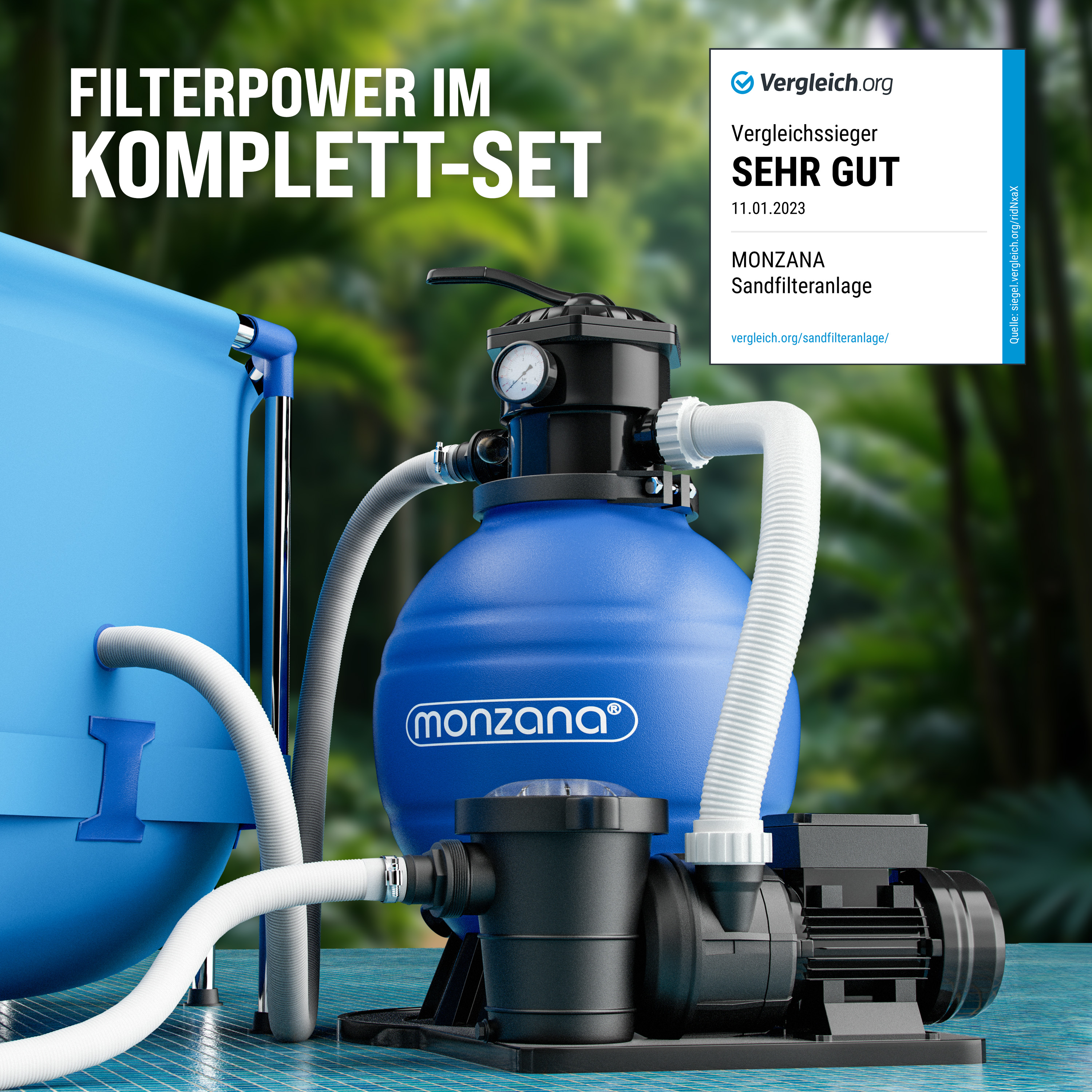 Zandfiltersysteem\u0020Zwembad\u002015900L\u002Fu