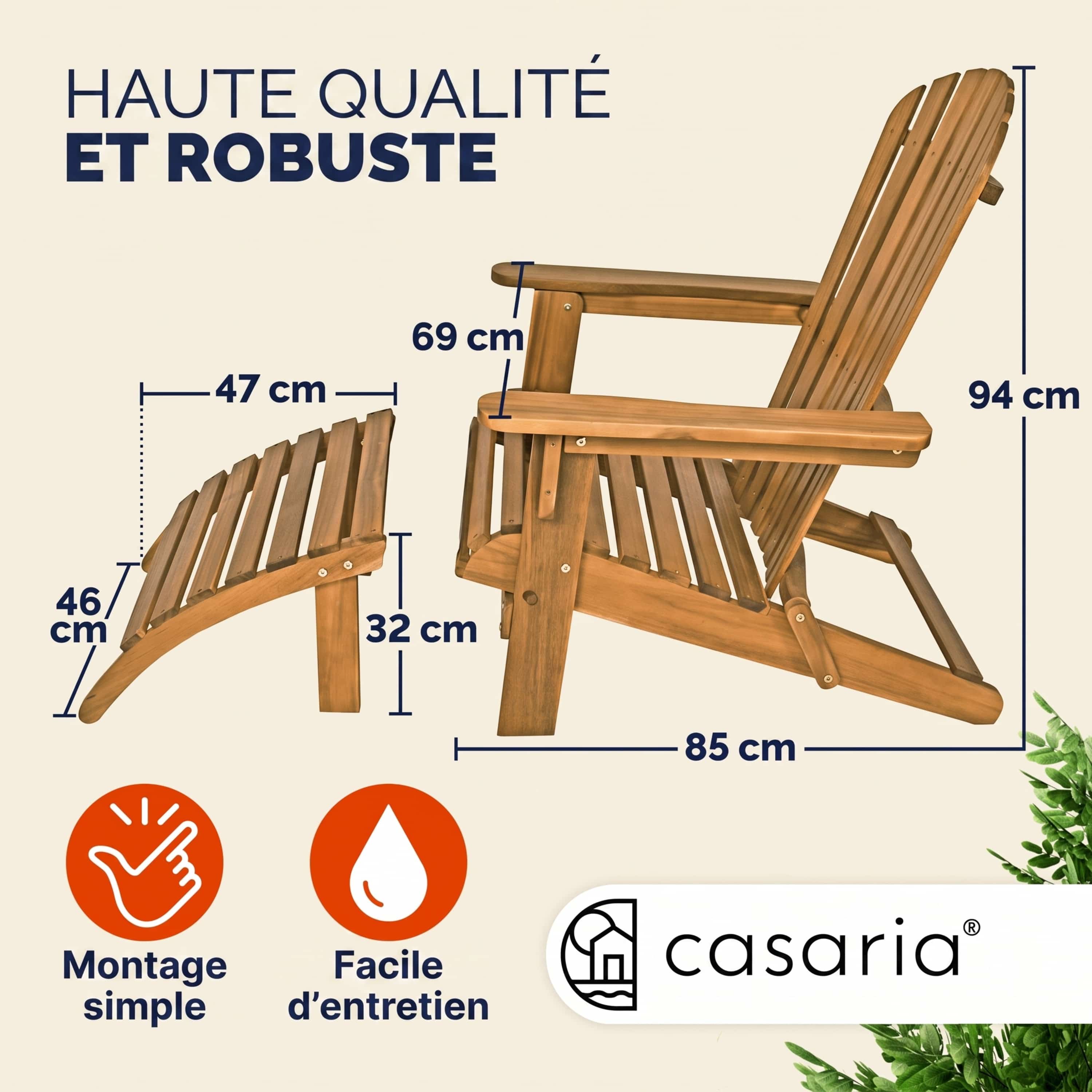 Ligstoel\u0020Adirondack\u0020Set\u0020van\u00202\u0020Acaciahout\u0020\u002B\u0020Voetsteunen Ligstoel\u0020Adirondack\u0020Set\u0020van\u00202\u0020Acaciahout\u0020\u002B\u0020Voetsteunen