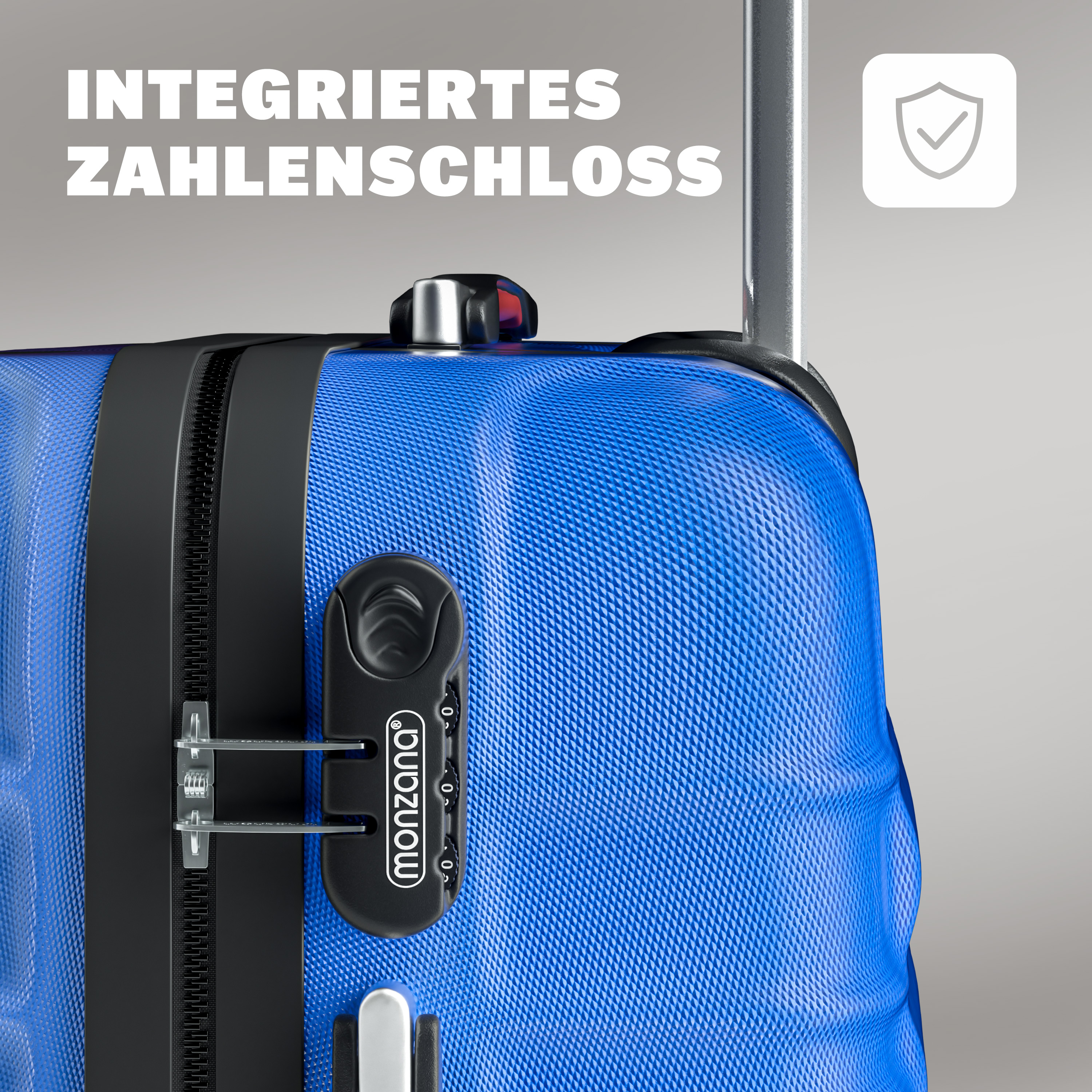 Reiskoffers\u00204\u002Ddelig\u0020Blauw\u0020ABS Reiskoffers\u00204\u002Ddelig\u0020Blauw\u0020ABS