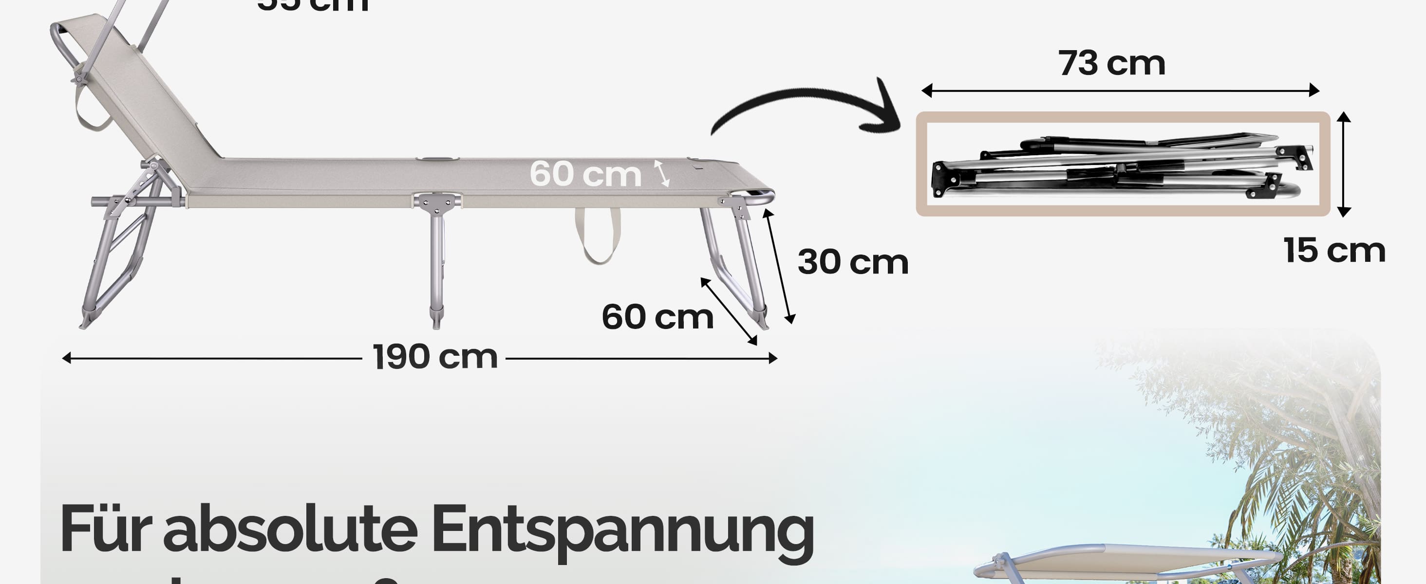 Ligbed\u0020Hawa\u00EF\u0020Beige\u0020Aluminium\u0020195x60x30cm Ligbed\u0020Hawa\u00EF\u0020Beige\u0020Aluminium\u0020195x60x30cm