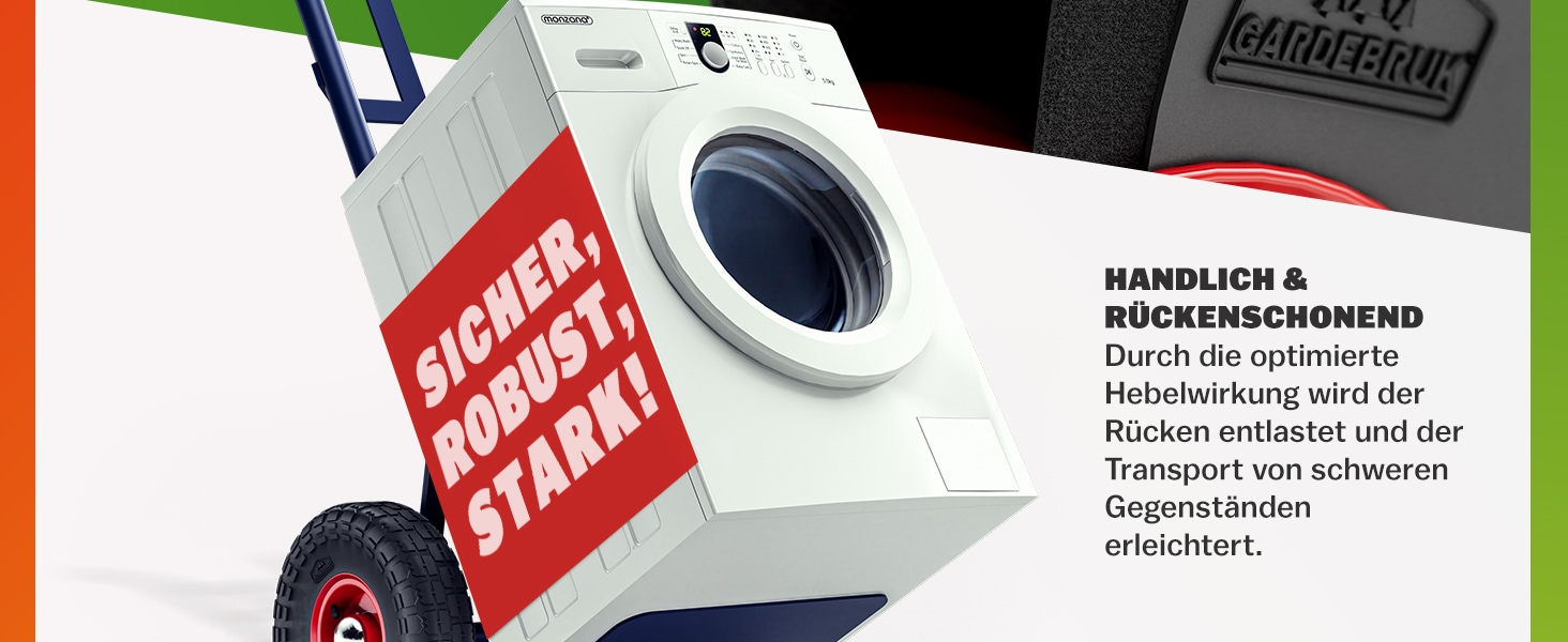 Steekwagen\u0020Blauw\u0020Rood\u0020Staal\u002045x116cm\u0020200kg