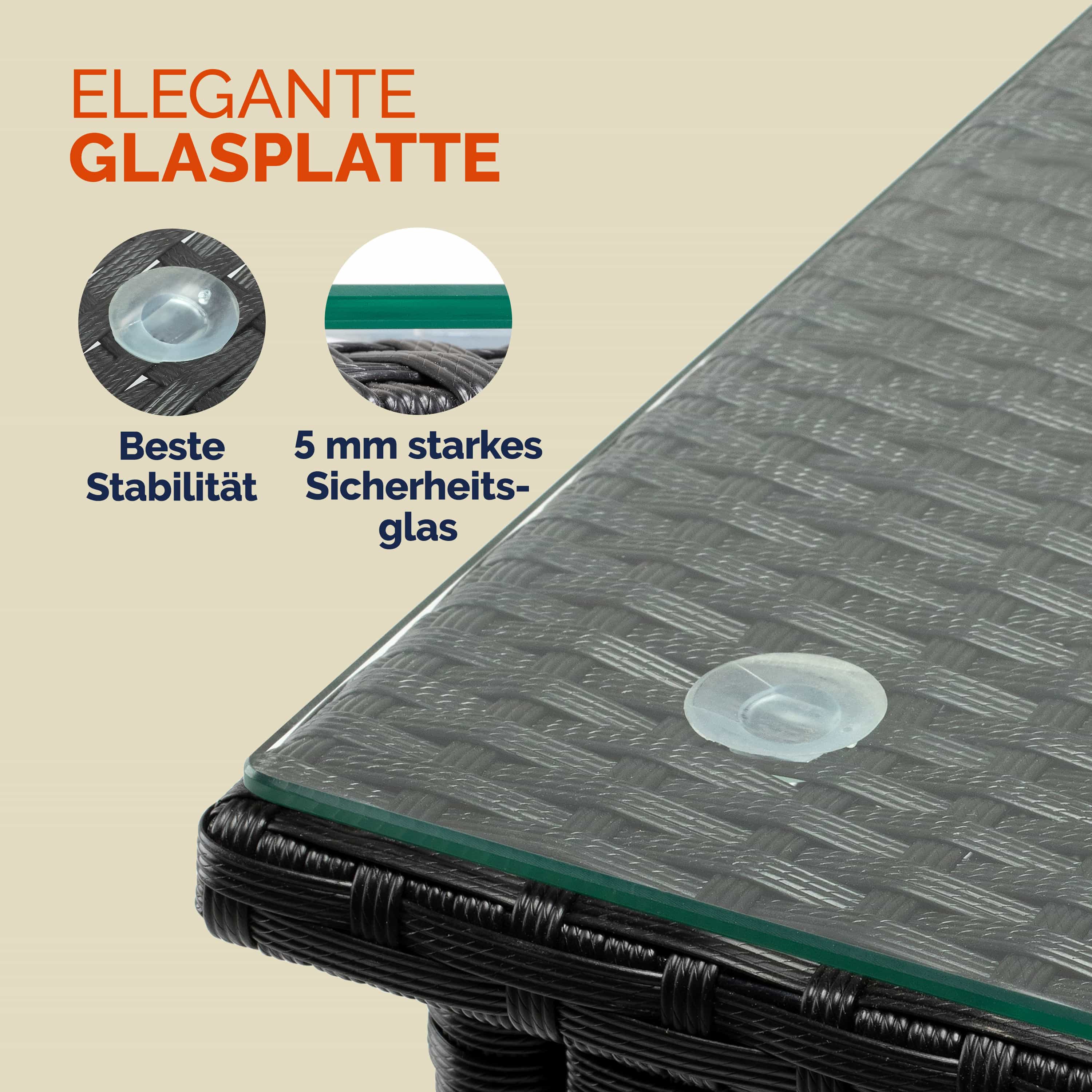 Polyrotan\u0020Bijzettafel\u0020Zwart\u002050x50x45cm Polyrotan\u0020Bijzettafel\u0020Zwart\u002050x50x45cm