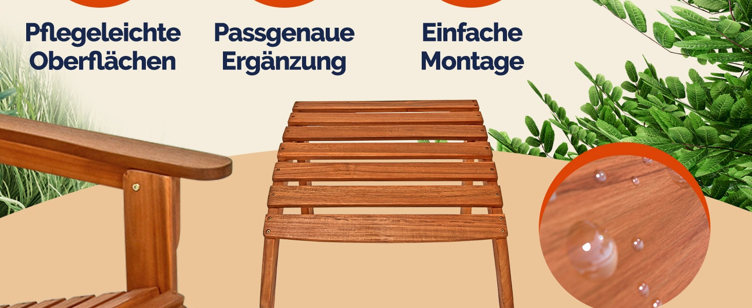 Voetsteun\u0020Acaciahout\u0020voor\u0020Adirondack\u0020Tuinstoel