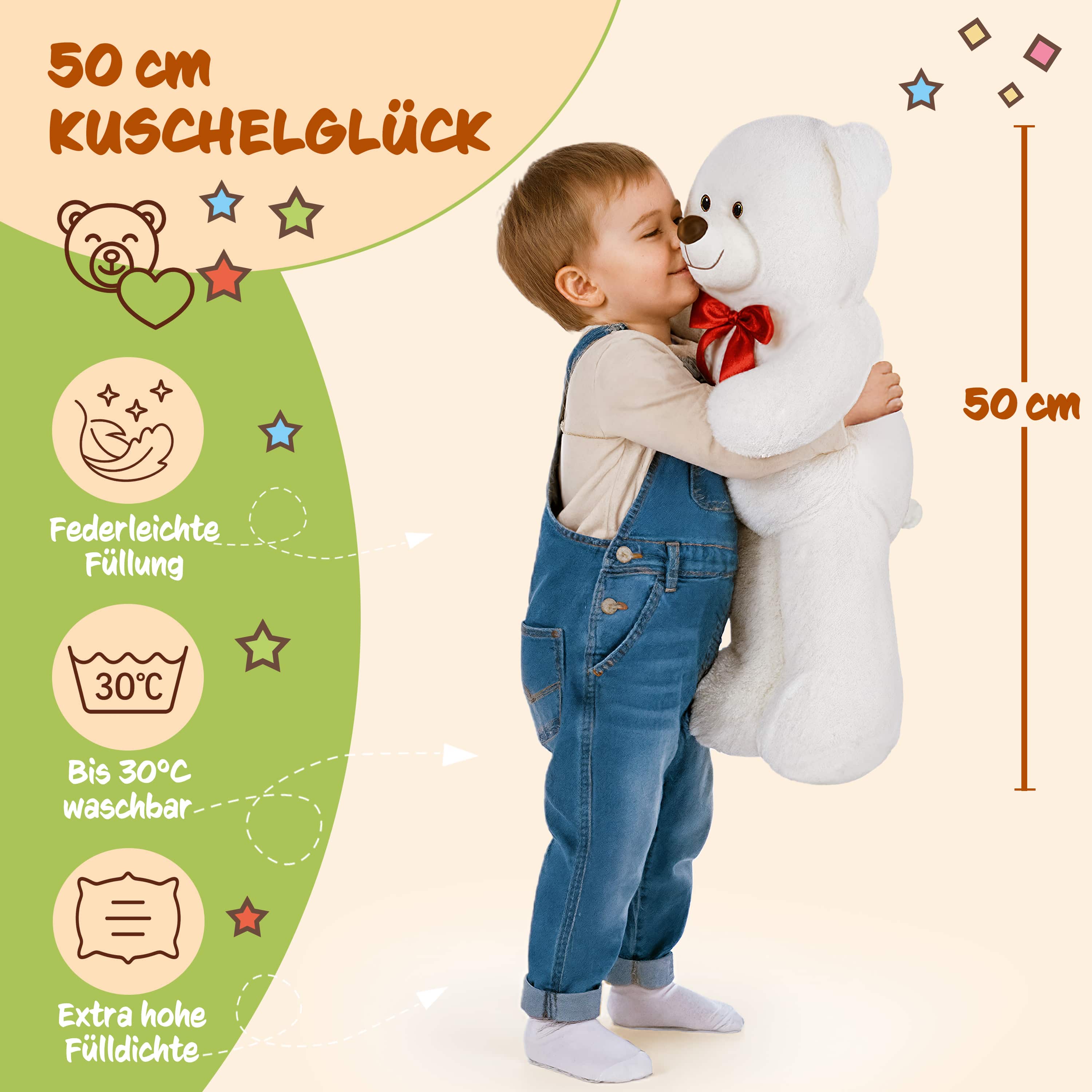 Teddybeer\u0020L\u0020Cr\u00E8me\u002050cm Teddybeer\u0020L\u0020Cr\u00E8me\u002050cm