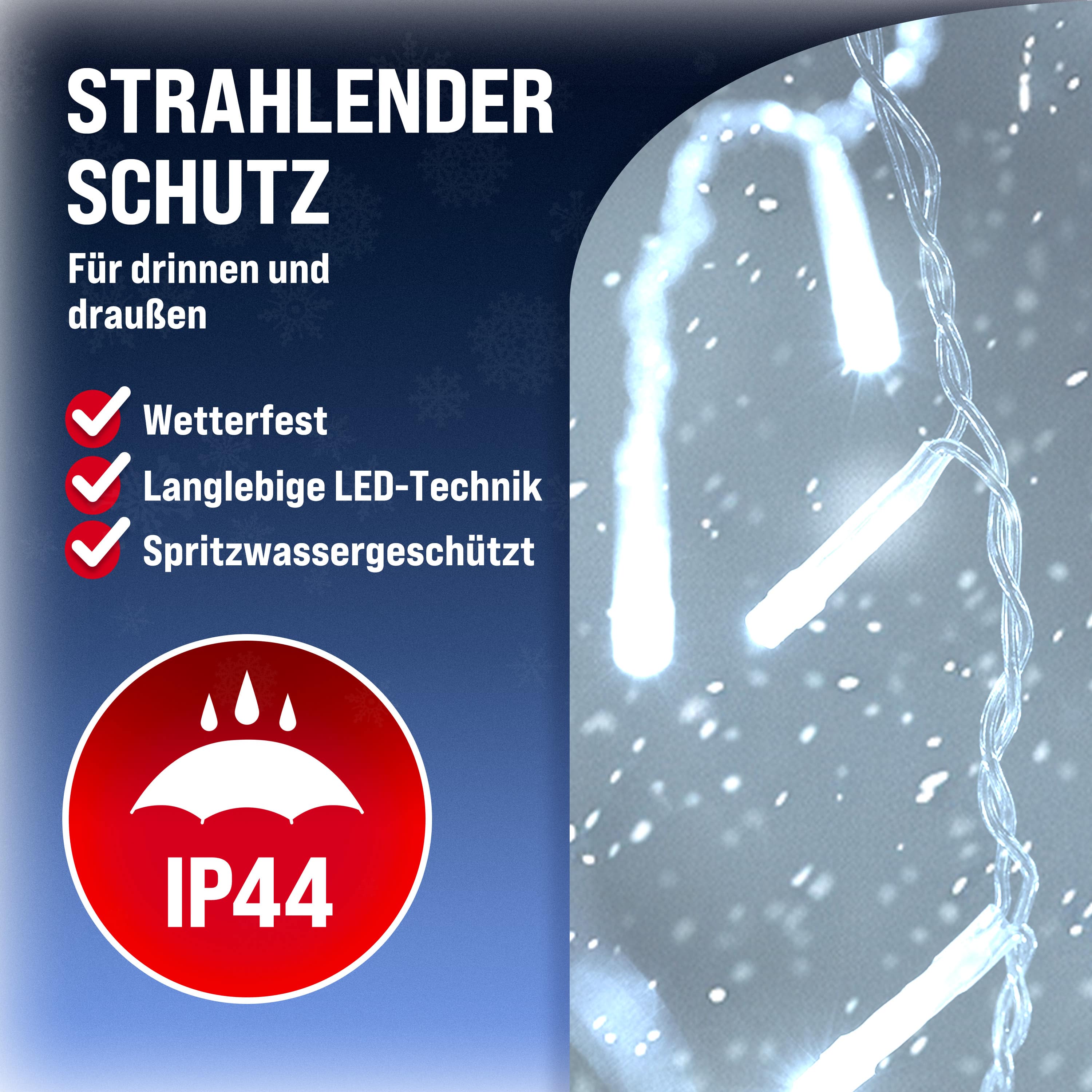 Kerstverlichting\u0020Lichtgordijn\u0020LED\u0020Kerst\u0020Koudwit\u002010m