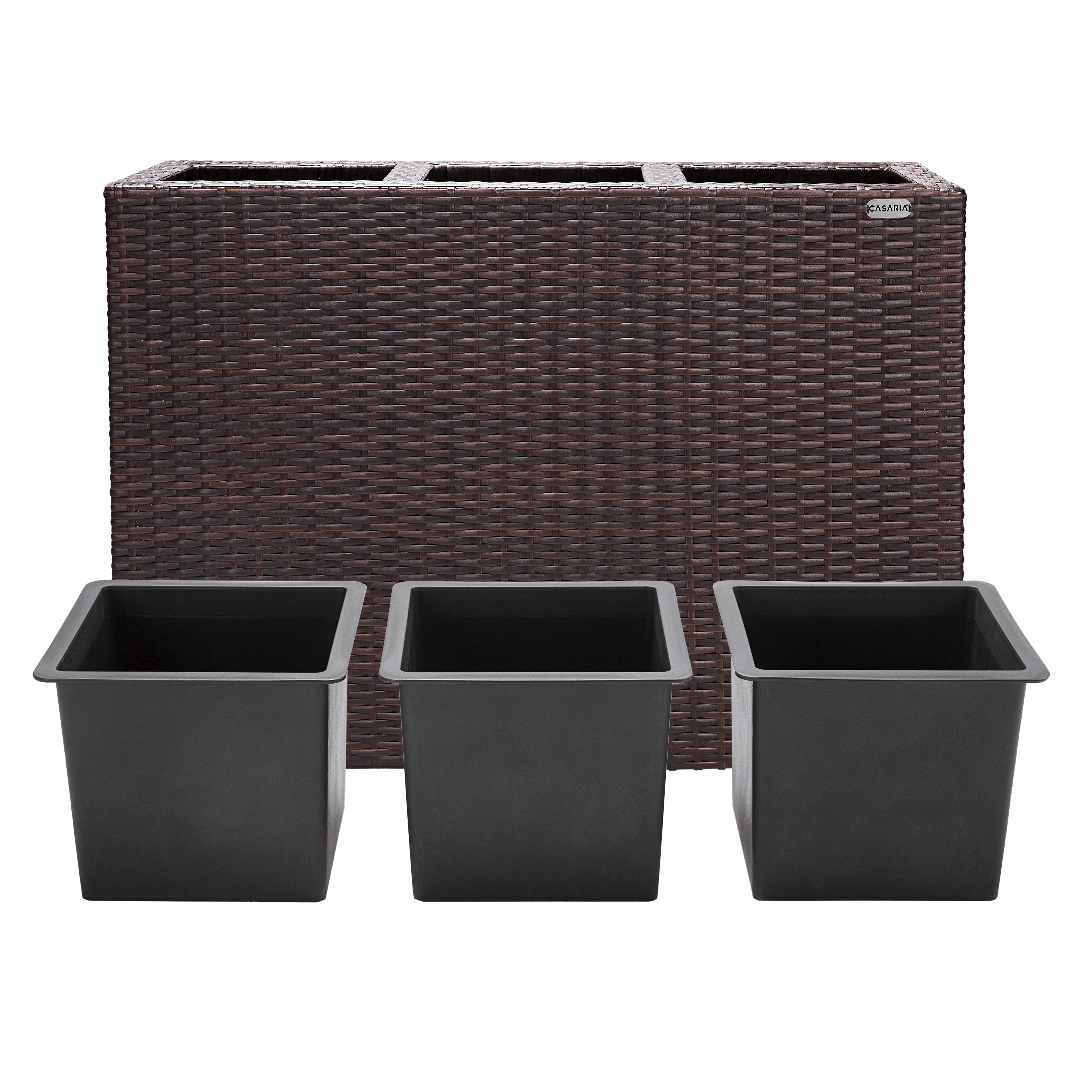 Polyrattan\u0020Bloempot\u0020Bruin\u002083x30,5x60cm Polyrattan\u0020Bloempot\u0020Bruin\u002083x30,5x60cm