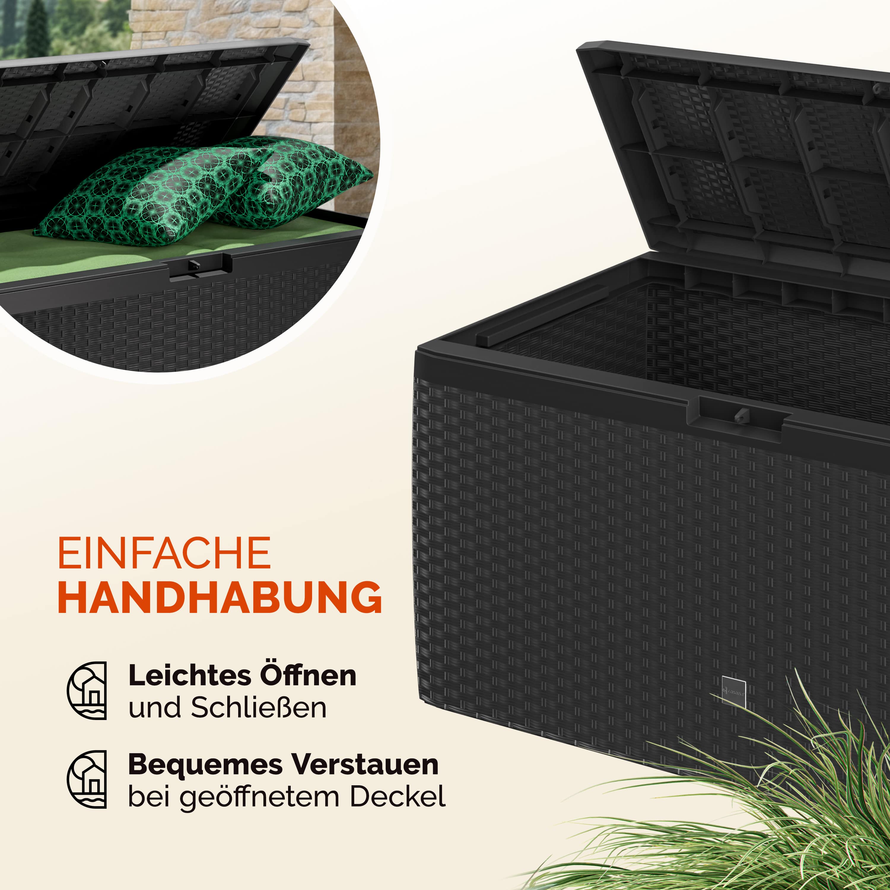Kussenbox\u0020Rato\u0020Plus\u0020Antraciet\u0020290L\u0020met\u0020wielen Kussenbox\u0020Rato\u0020Plus\u0020Antraciet\u0020290L\u0020met\u0020wielen