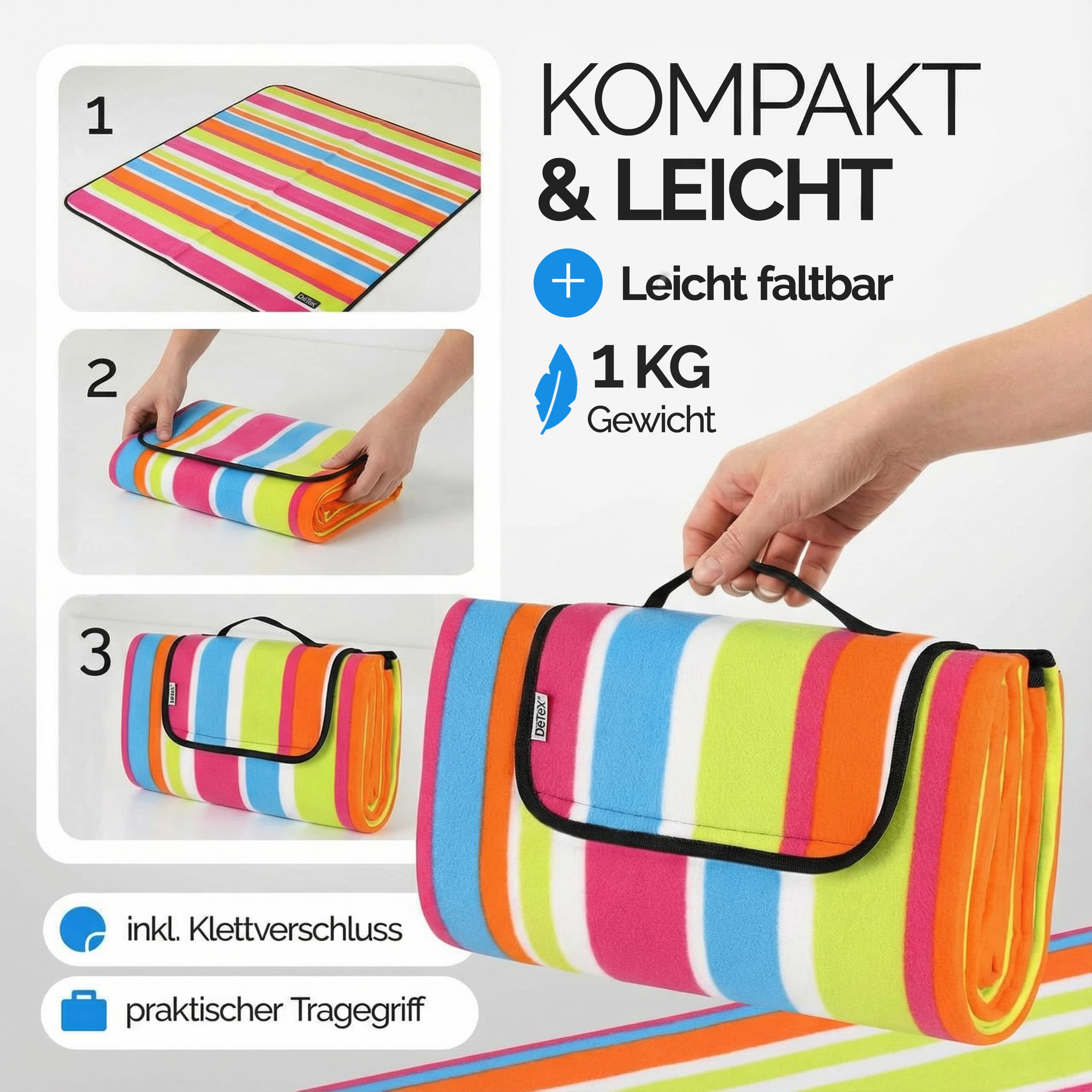 Picknickdeken\u0020Gekleurd\u00201,95x1,50m Picknickdeken\u0020Gekleurd\u00201,95x1,50m