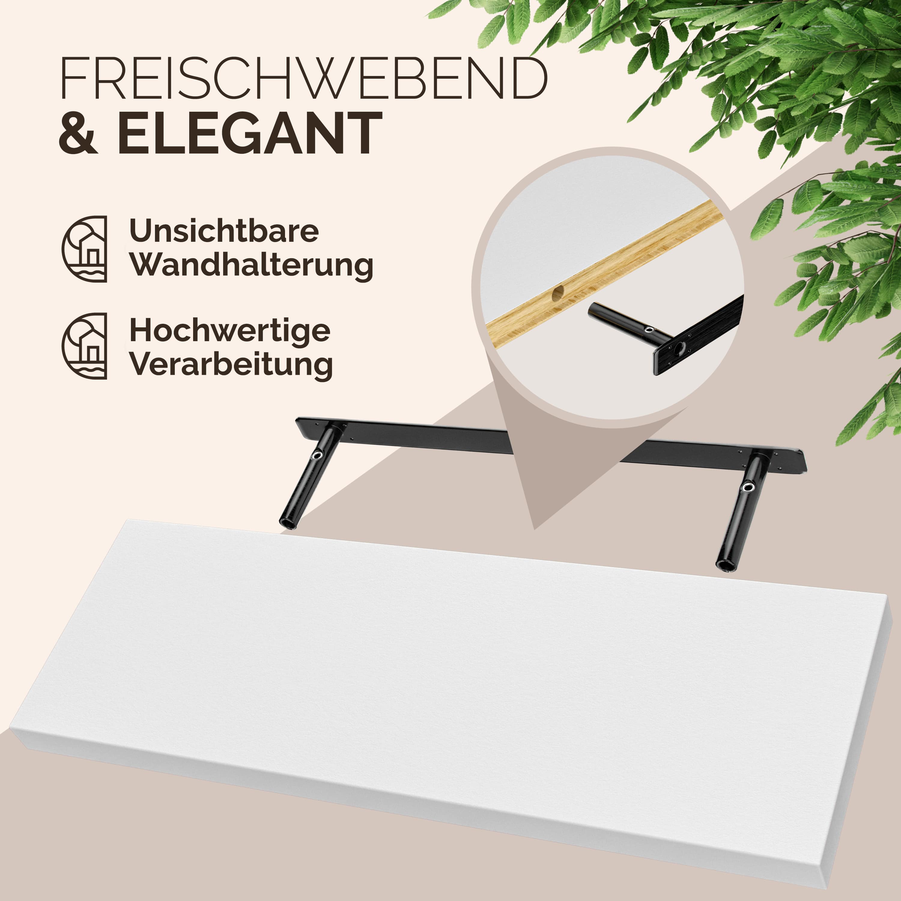 Wandplank\u0020Zwevend\u0020Mat\u0020Wit\u0020MDF\u002070x23x3,8cm Wandplank\u0020Zwevend\u0020Mat\u0020Wit\u0020MDF\u002070x23x3,8cm