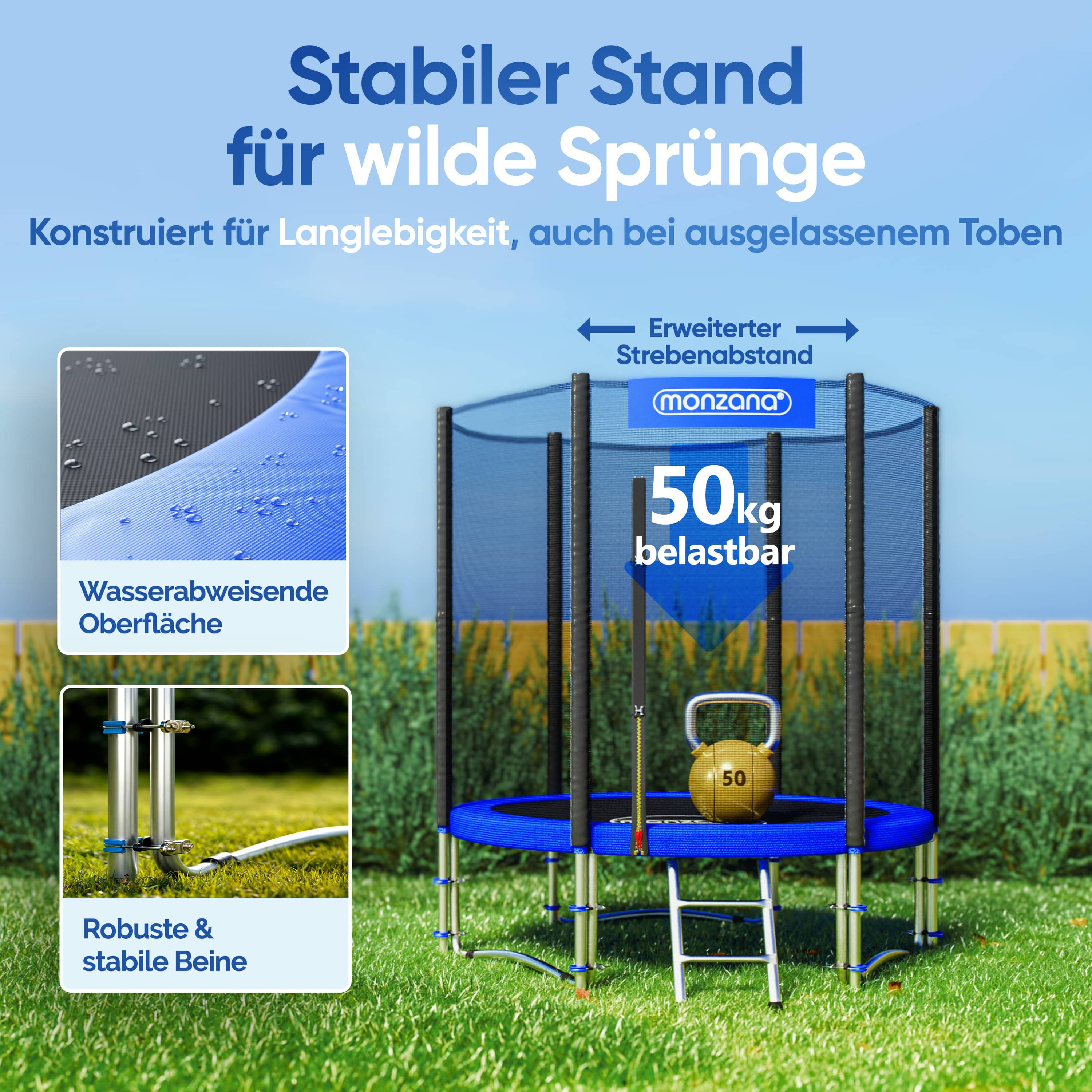 Trampoline\u0020Blauw\u0020\u00D8183cm\u0020incl\u0020Veiligheidsnet Trampoline\u0020Blauw\u0020\u00D8183cm\u0020incl\u0020Veiligheidsnet