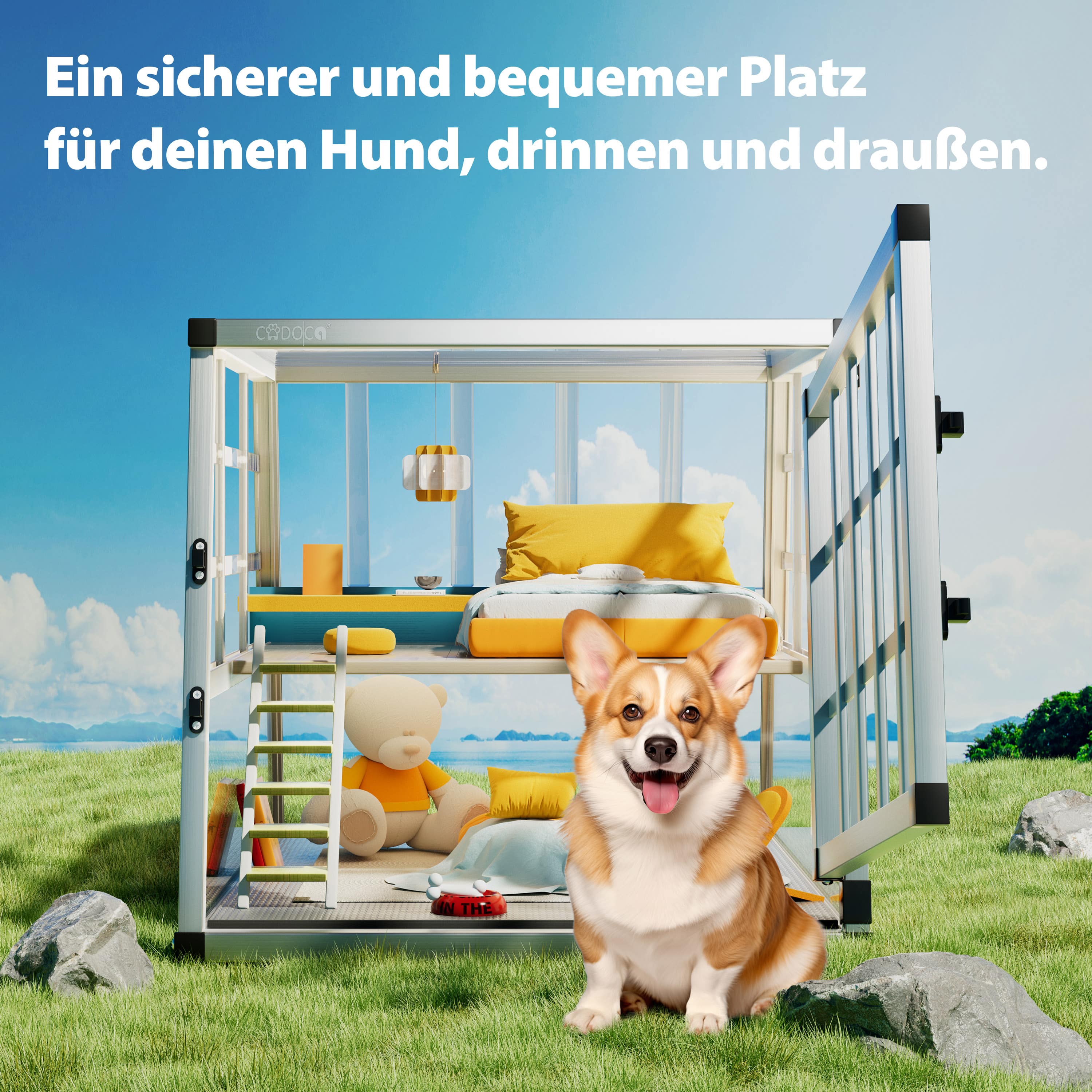 Transportbench\u0020voor\u0020Honden\u0020M\u0020Aluminium\u002070x54x51cm