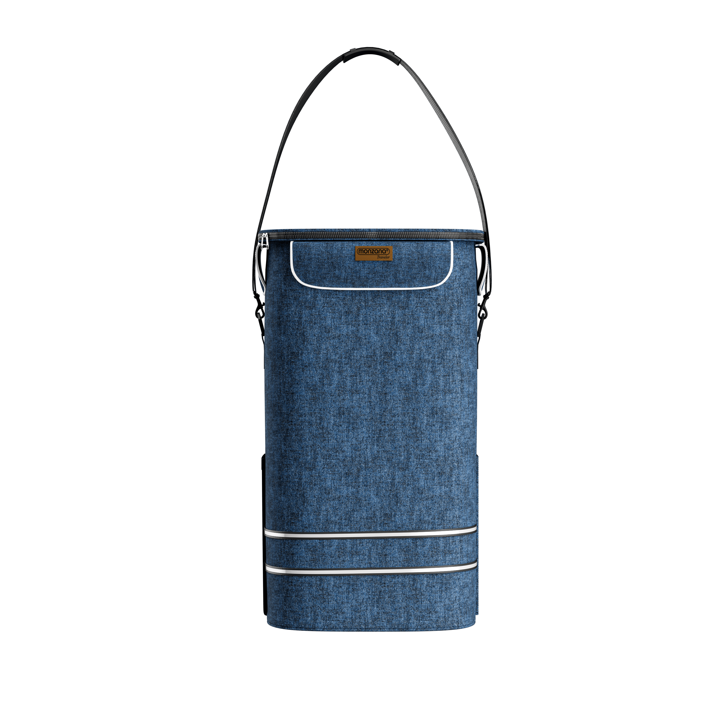 Boodschappentrolley\u0020Blauw\u0020Alu\u002056L\u002031x24x54cm Boodschappentrolley\u0020Blauw\u0020Alu\u002056L\u002031x24x54cm