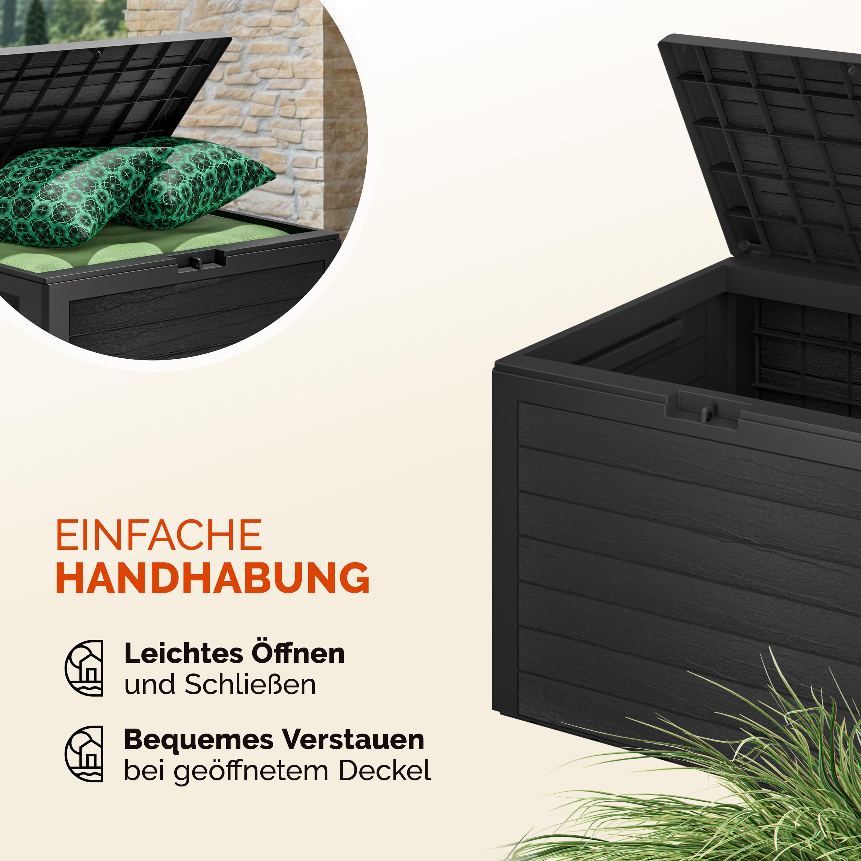 Kussenbox\u0020Lille\u0020Antraciet\u0020190L\u0020houtlook Kussenbox\u0020Lille\u0020Antraciet\u0020190L\u0020houtlook