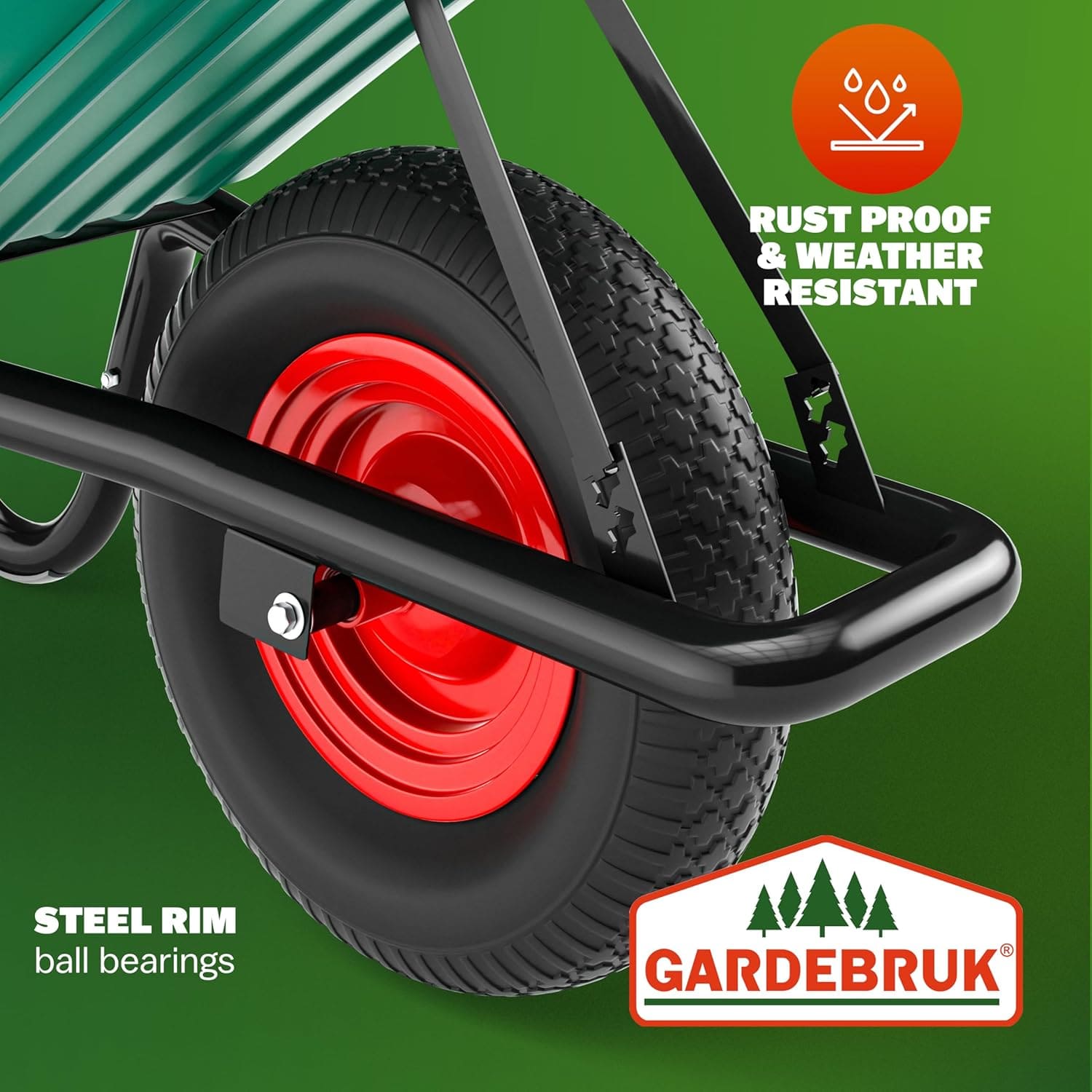 Kruiwagen\u0020Groen\u0020100L\u0020max\u0020250kg