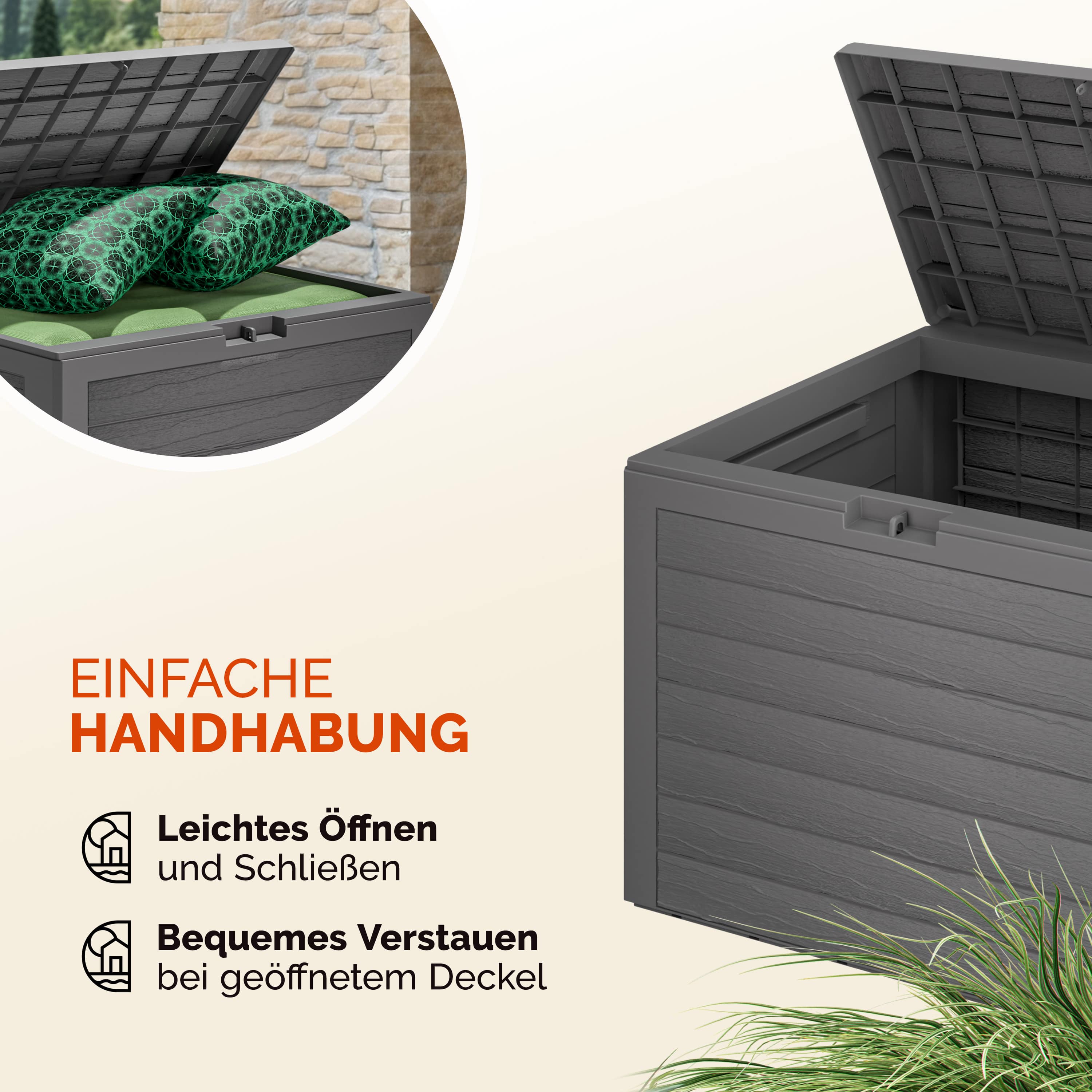 Kussenbox\u0020Lille\u0020Grijs\u0020190L\u0020houtlook Kussenbox\u0020Lille\u0020Grijs\u0020190L\u0020houtlook