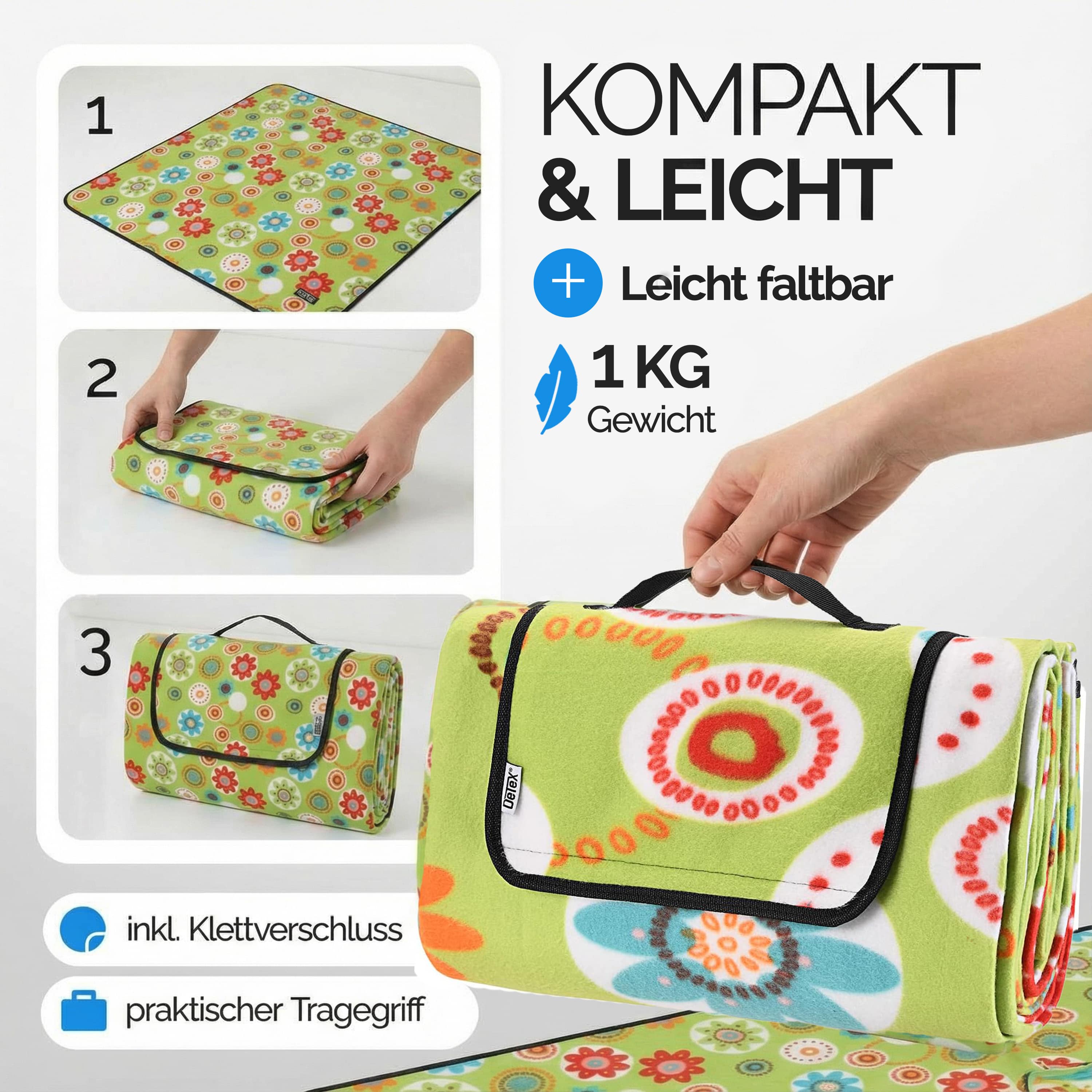 Picknickdeken\u0020Bloemen\u00202x2m Picknickdeken\u0020Bloemen\u00202x2m