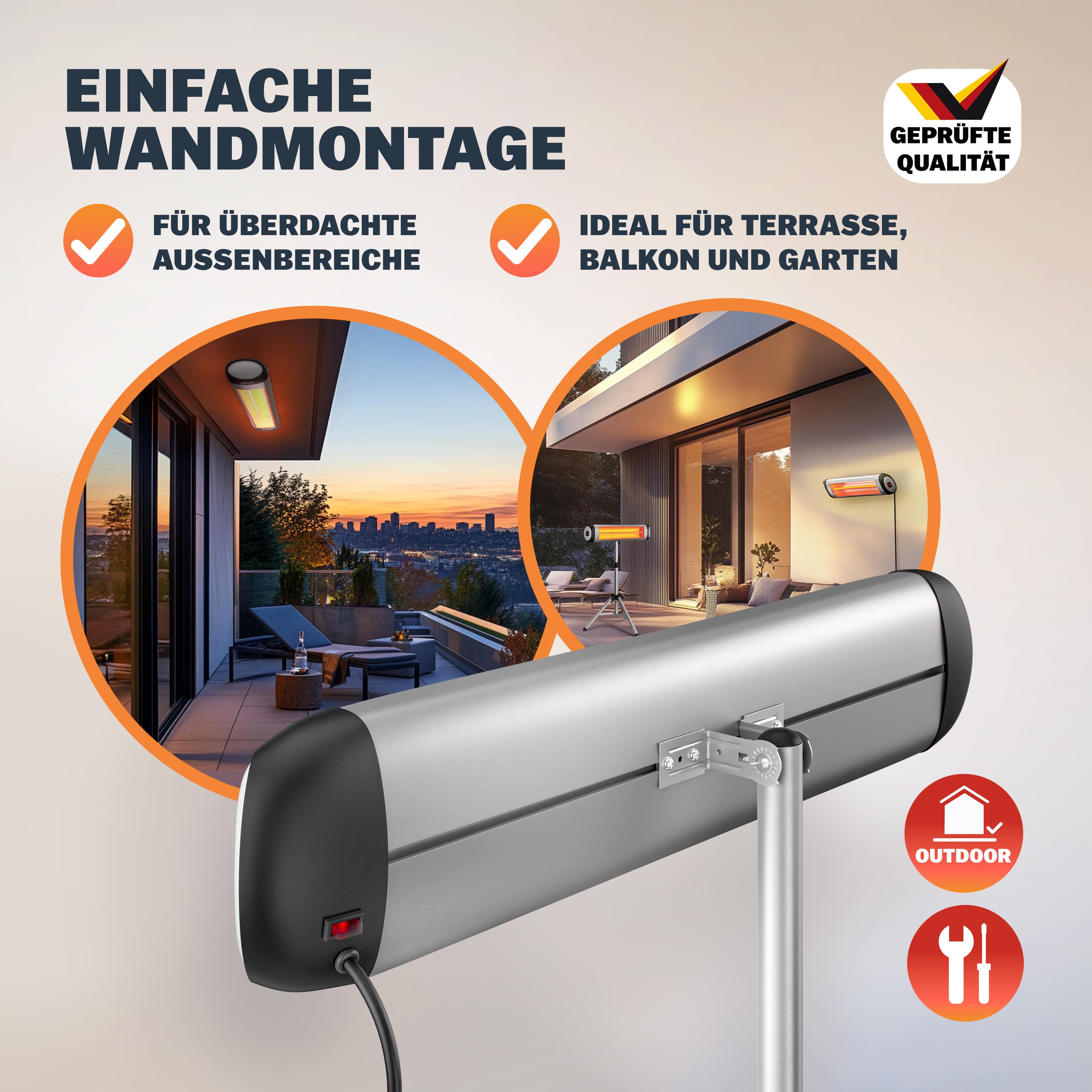 Terrasverwarmer\u0020MZH5000\u0020Zilver\u00202500W\u0020met\u0020Standaard Terrasverwarmer\u0020MZH5000\u0020Zilver\u00202500W\u0020met\u0020Standaard