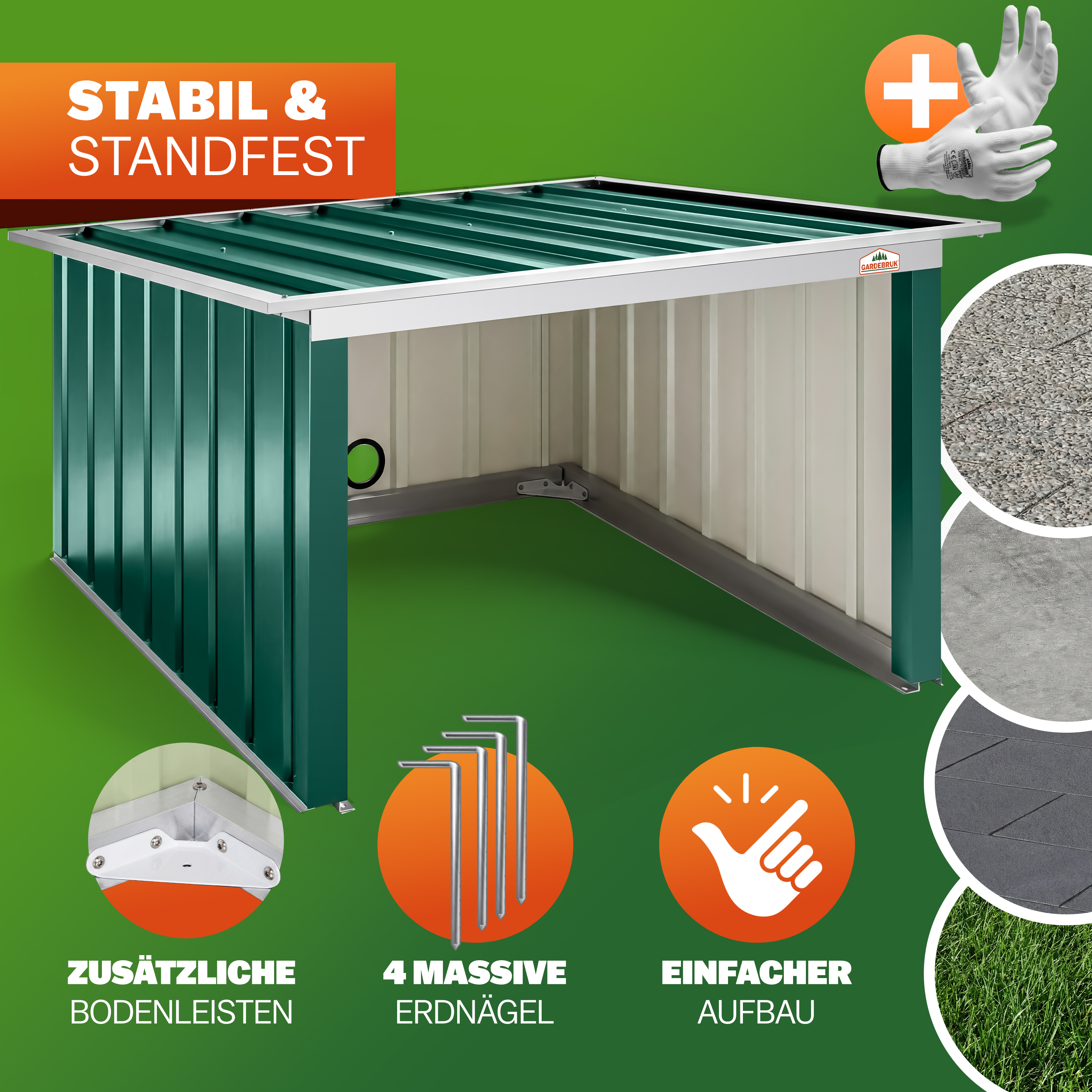 Robotmaaier\u0020Garage\u0020Groen\u0020Metaal\u002089x90x54cm Robotmaaier\u0020Garage\u0020Groen\u0020Metaal\u002089x90x54cm