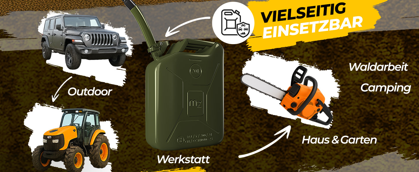 Benzine\u0020Jerrycan\u0020Set\u0020van\u00203\u0020Metaal\u002020L