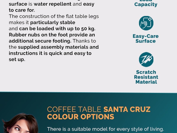 Salontafel\u0020Santa\u0020Cruz\u0020Wit\u002FAntraciet\u002090x60x50cm Salontafel\u0020Santa\u0020Cruz\u0020Wit\u002FAntraciet\u002090x60x50cm