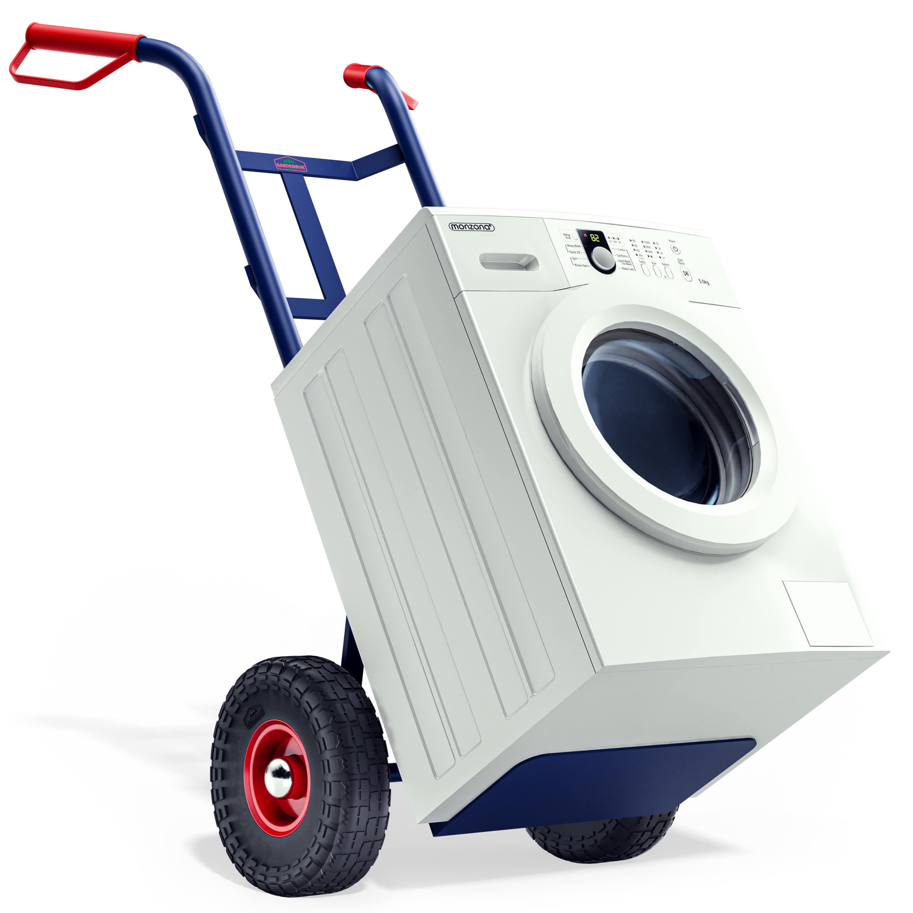 Steekwagen\u0020Blauw\u0020Staal\u0020200kg\u0020opvouwbare\u0020schep