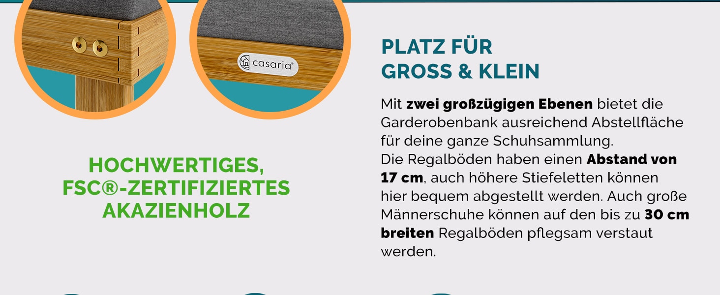 Schoenbank\u0020FSC\u00AE\u002Dgecertificeerd\u0020acaciahout\u002070x33x48cm