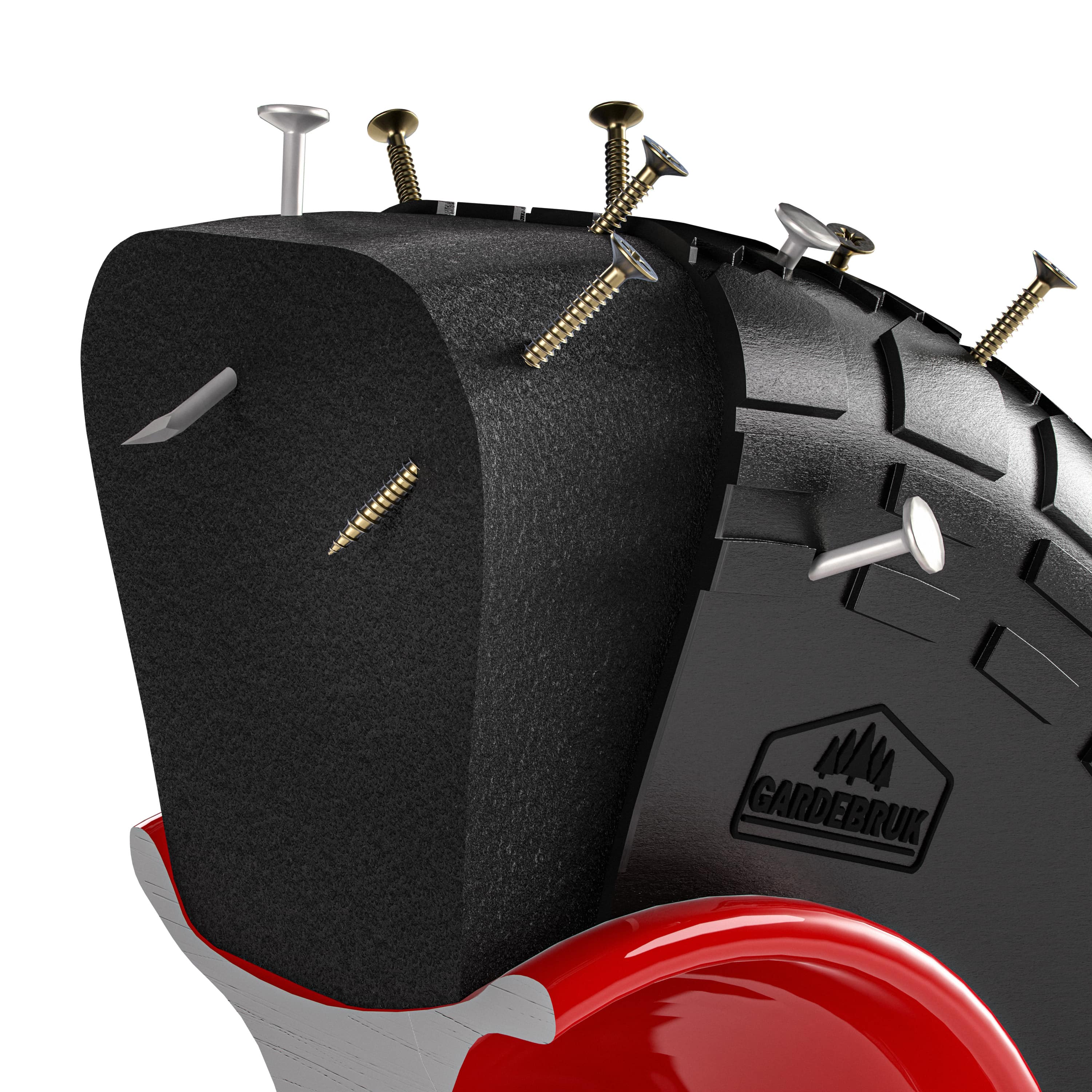 Steekwagenwiel\u0020set\u0020van\u00202\u0020Zwart\u0020massief\u0020rubber