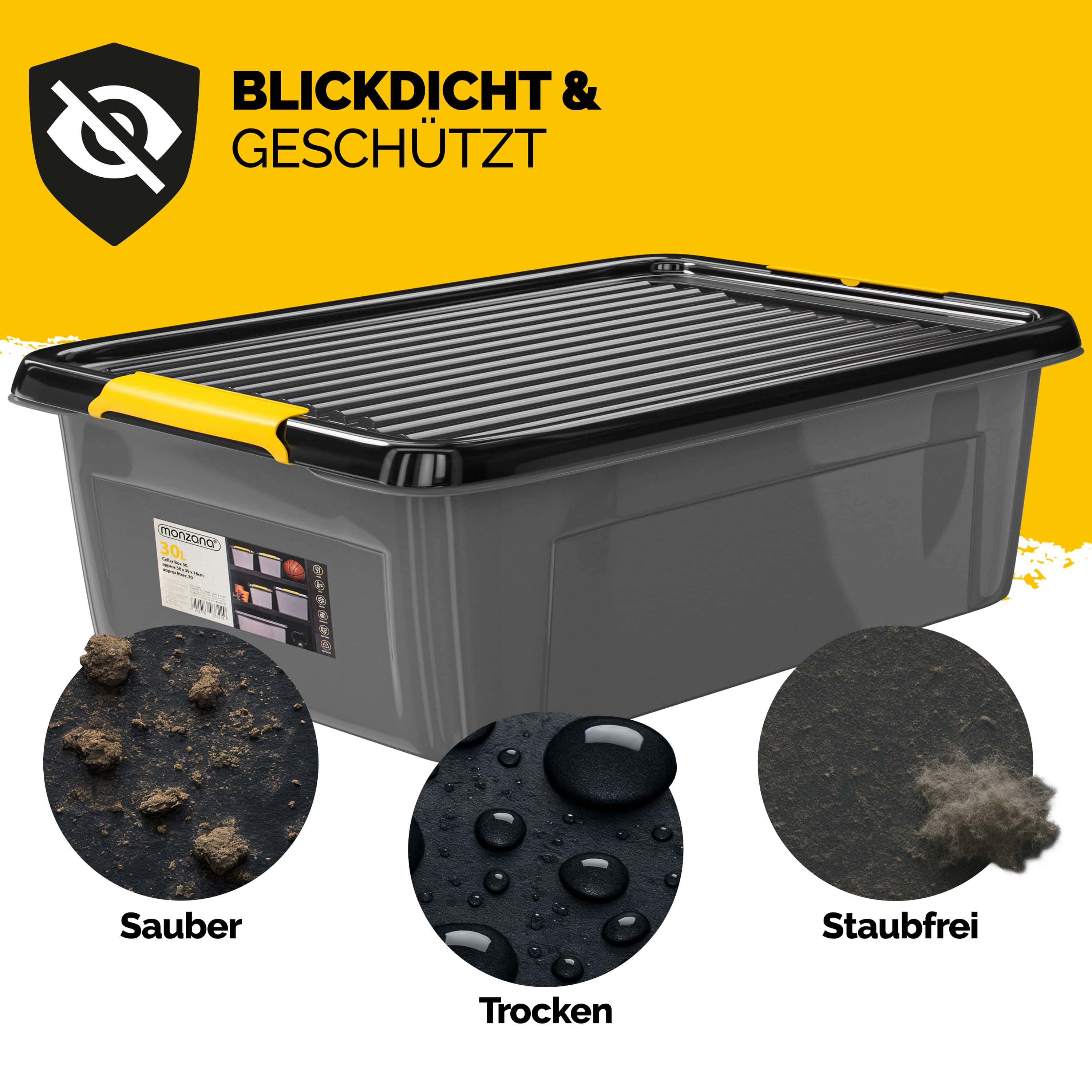 Opbergbox\u0020Grijs\u002FAntraciet\u002058x39x16cm\u0020stapelbaar\u002030L Opbergbox\u0020Grijs\u002FAntraciet\u002058x39x16cm\u0020stapelbaar\u002030L
