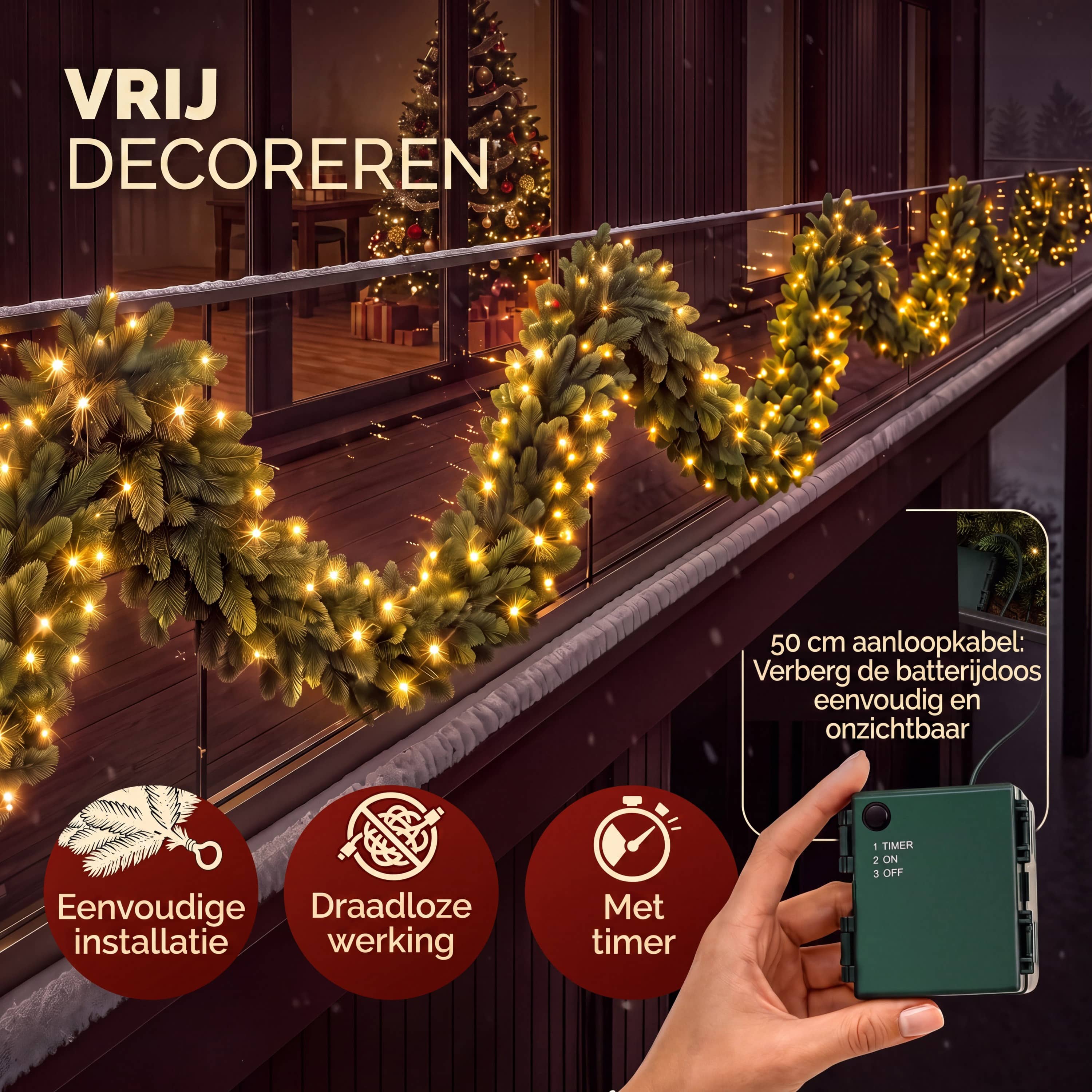 Premium\u0020kerstguirlande\u00203\u0020m\u0020met\u0020lichtsnoer Premium\u0020kerstguirlande\u00203\u0020m\u0020met\u0020lichtsnoer