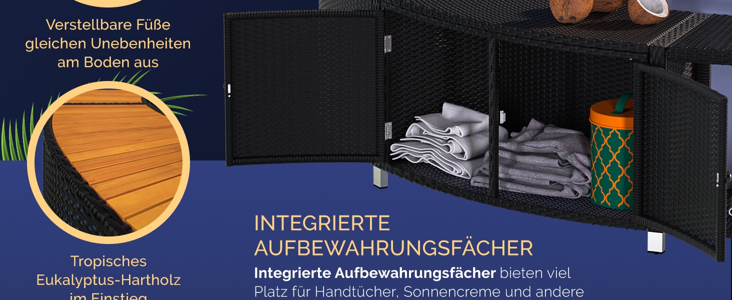 Polyrotan\u0020XXL\u0020Whirlpool\u0020Frame\u0020Bekleding\u0020Zwart Polyrotan\u0020XXL\u0020Whirlpool\u0020Frame\u0020Bekleding\u0020Zwart