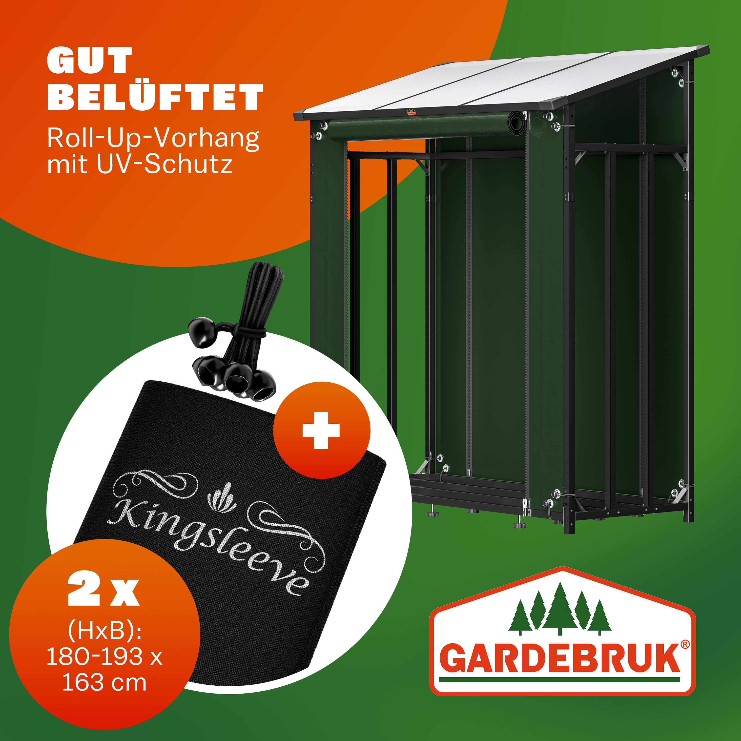Brandhoutrek\u0020Antraciet\u0020198x163x70cm\u0020met\u0020zeil\u0020\u002B\u0020tas