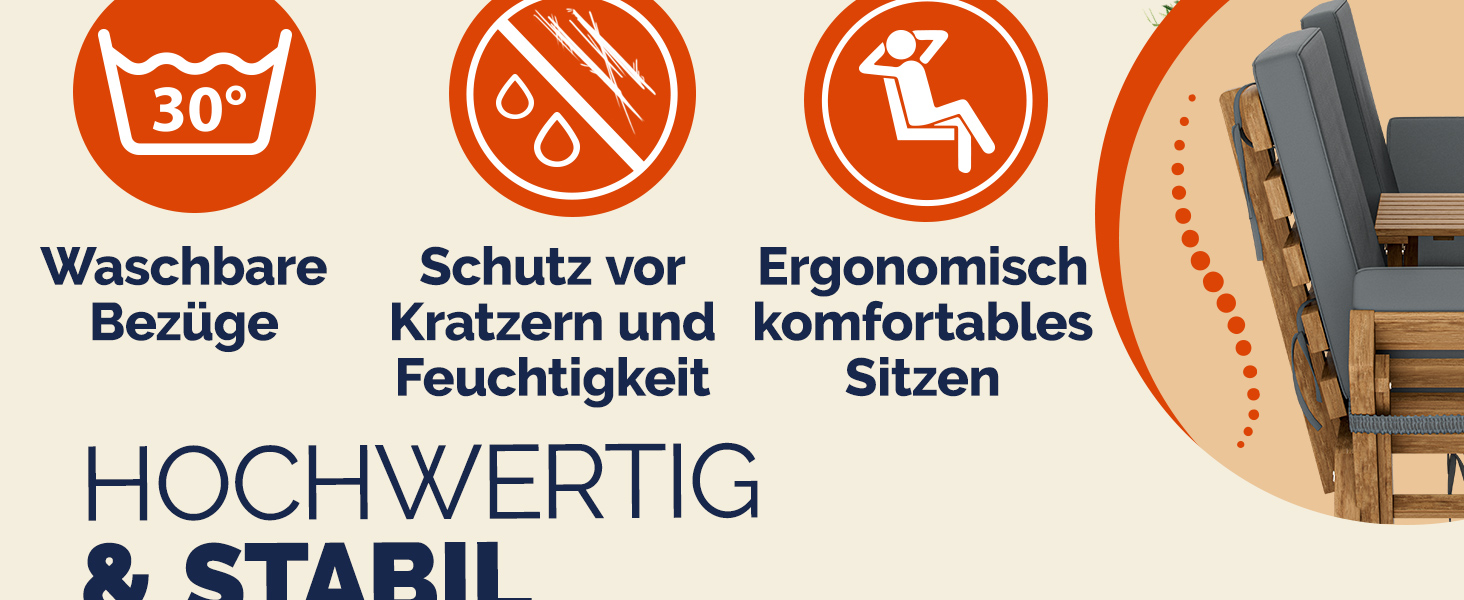 Tuinbank\u0020200x45x76cm\u0020acaciahout\u0020FSC\u00AE\u002Dgecertificeerd\u0020converteerbaar