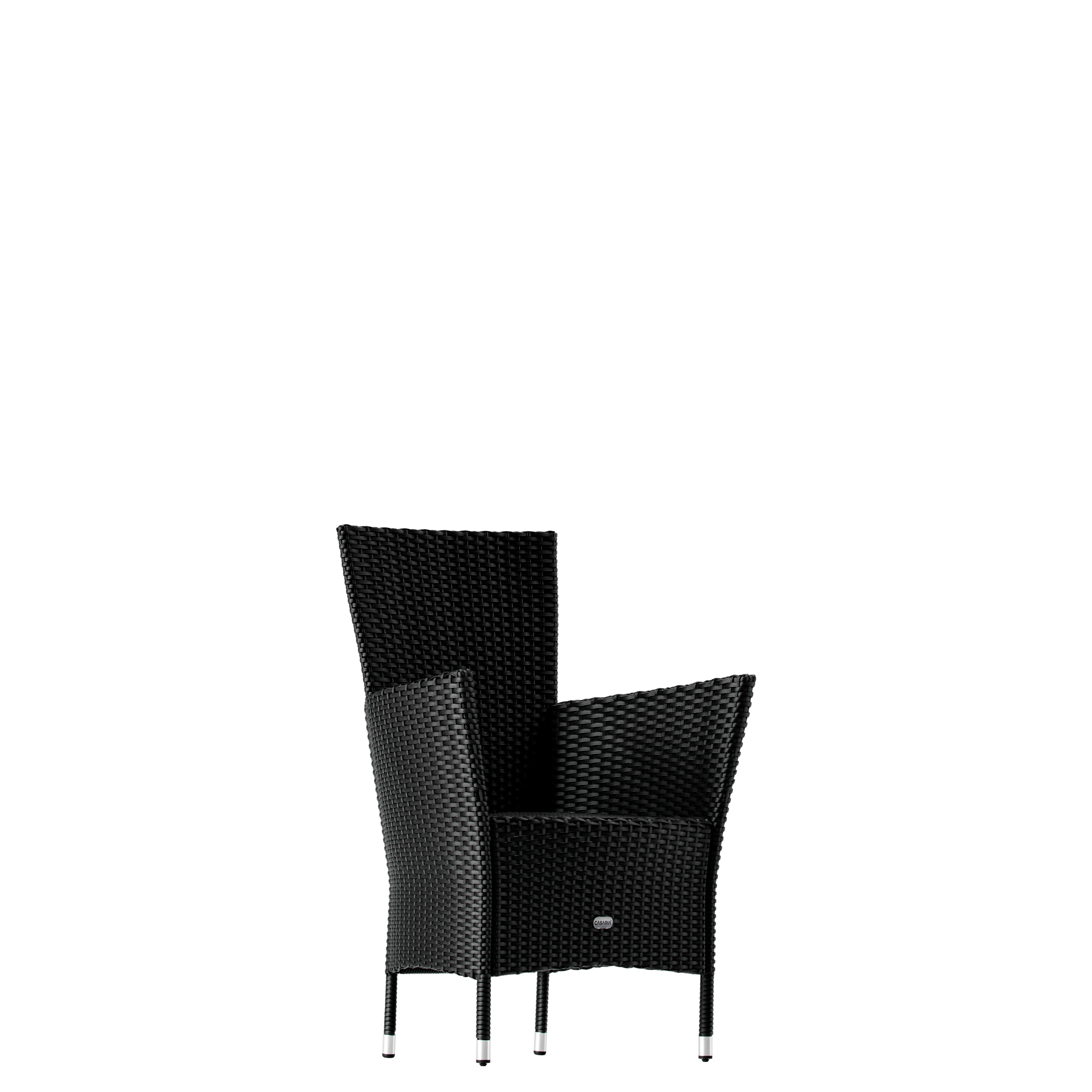 Polyrotan\u0020Tuinset\u0020Corfu\u00205\u002Ddelig\u0020Zwart