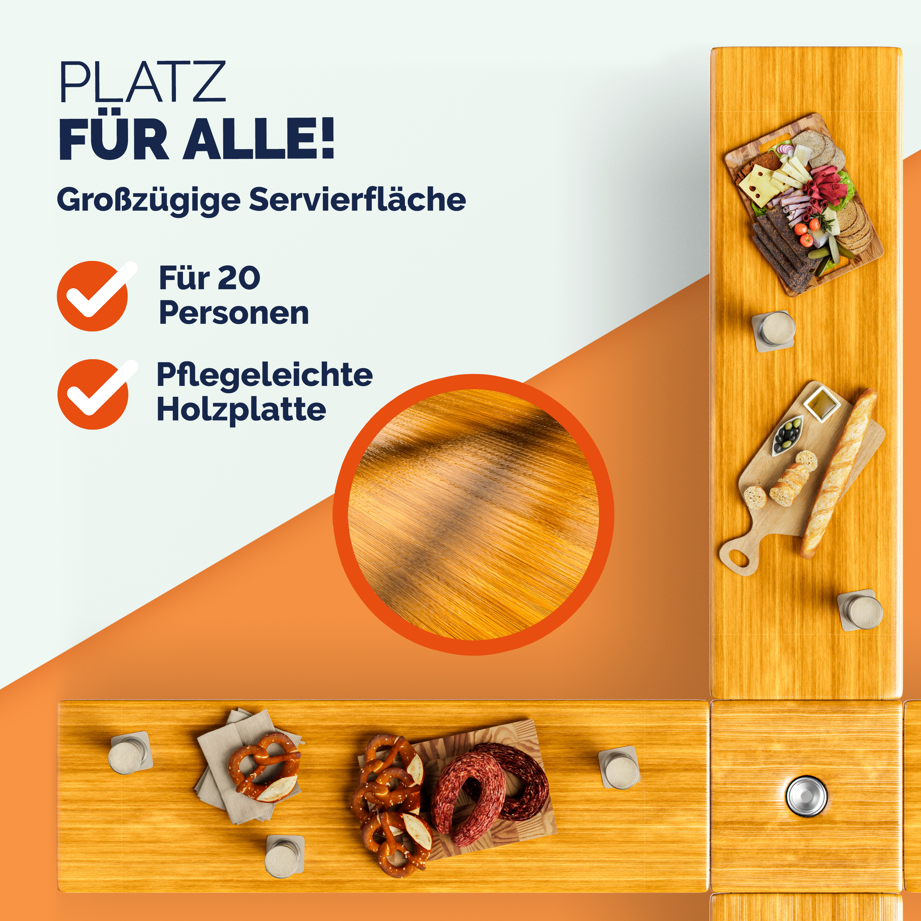 Statafel\u0020XXL\u0020Quattro\u0020Hout\u0020241x241x104cm\u0020Inklapbaar