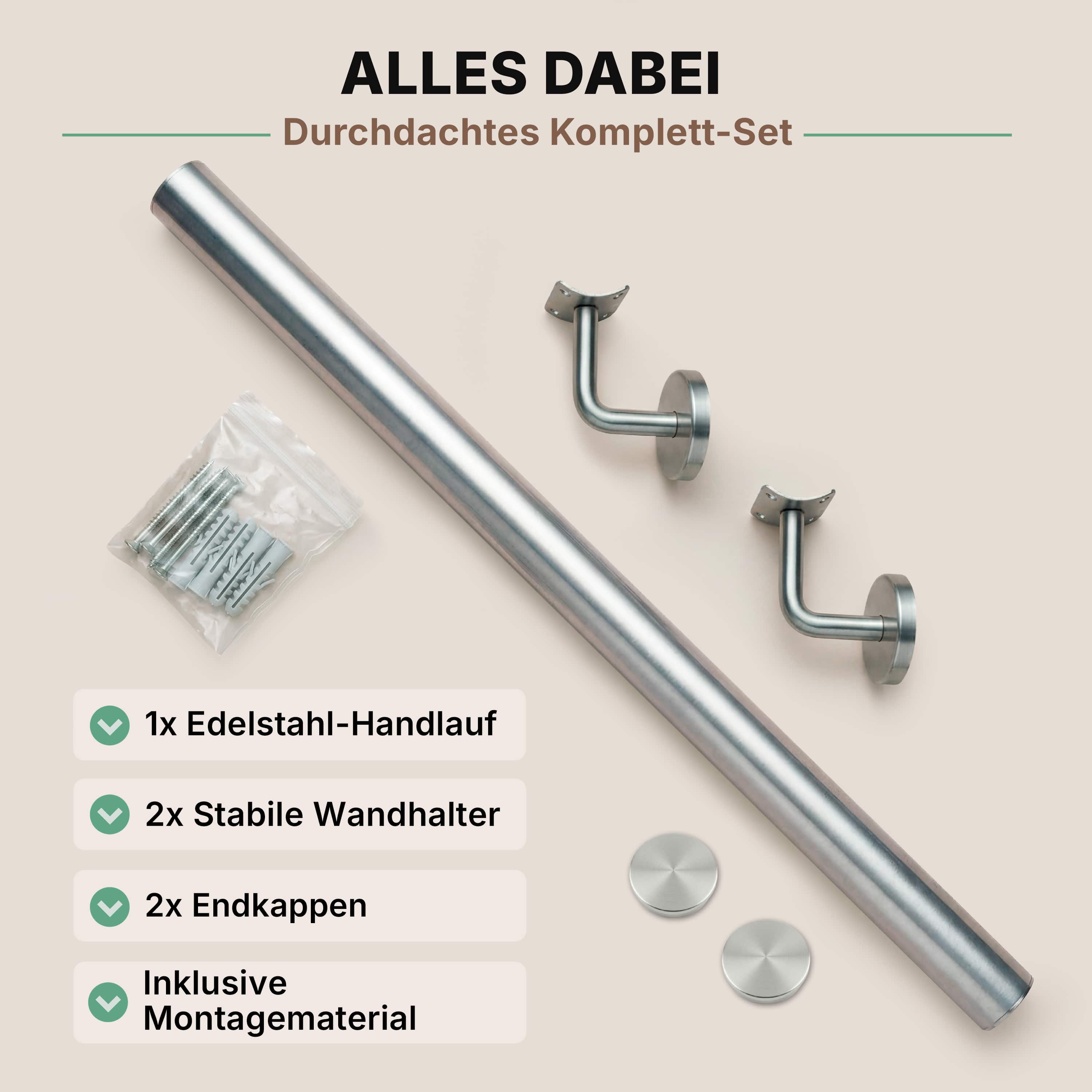 Trapleuning\u0020Zilver\u0020Roestvrij\u0020Staal\u0020100x\u00D84,2cm Trapleuning\u0020Zilver\u0020Roestvrij\u0020Staal\u0020100x\u00D84,2cm