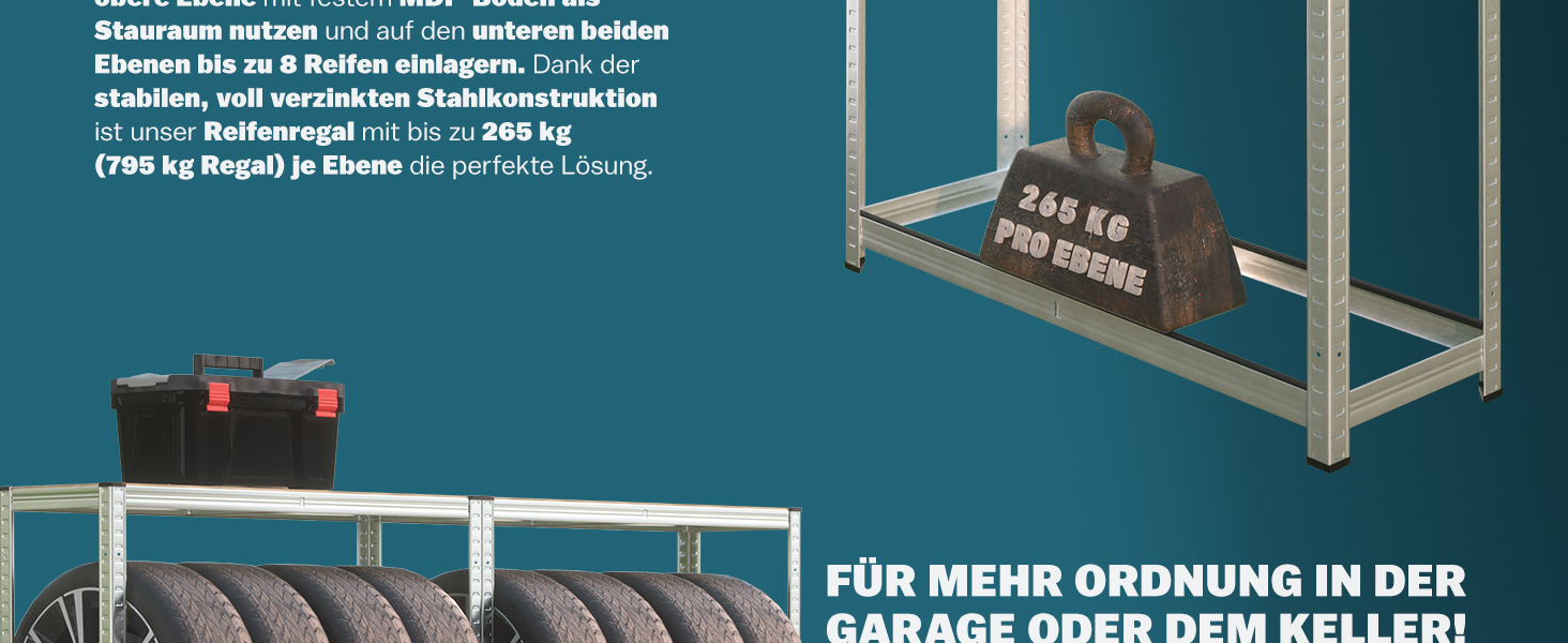 Bandenrek\u0020180x120x40cm\u0020gegalvaniseerd\u0020795kg
