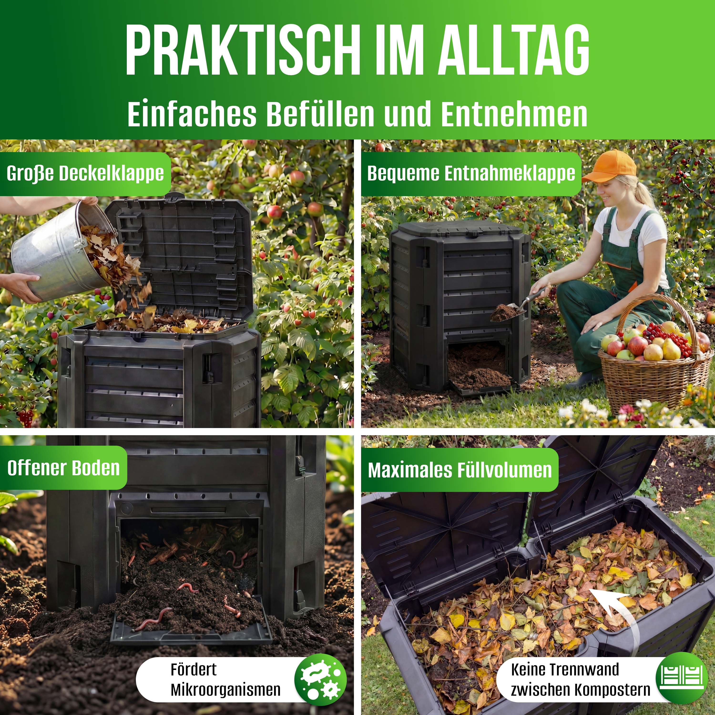 Compostbak\u0020Zwart\u0020380L