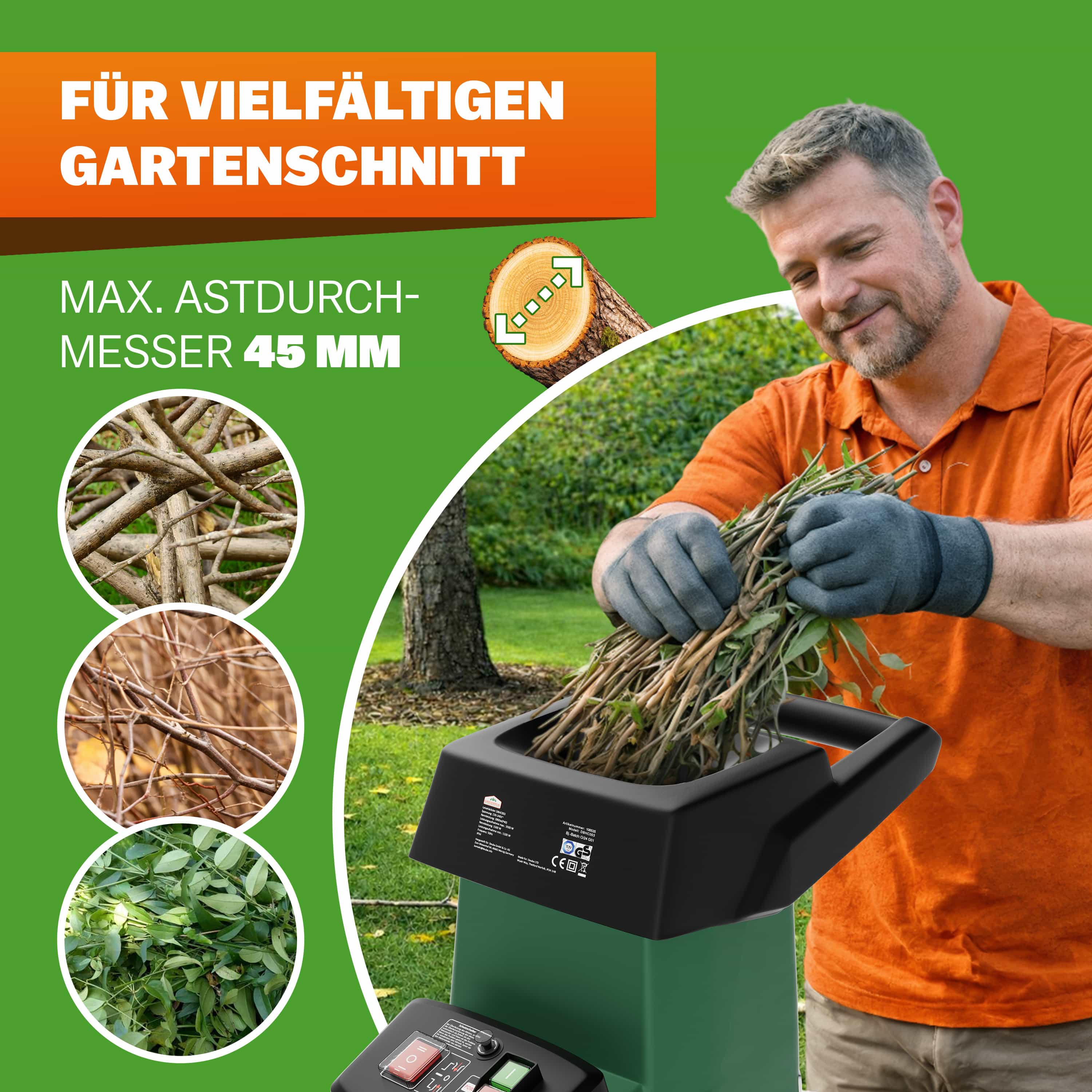 Hakselaar\u00203100W\u0020incl\u0020Opvangbak\u002060L