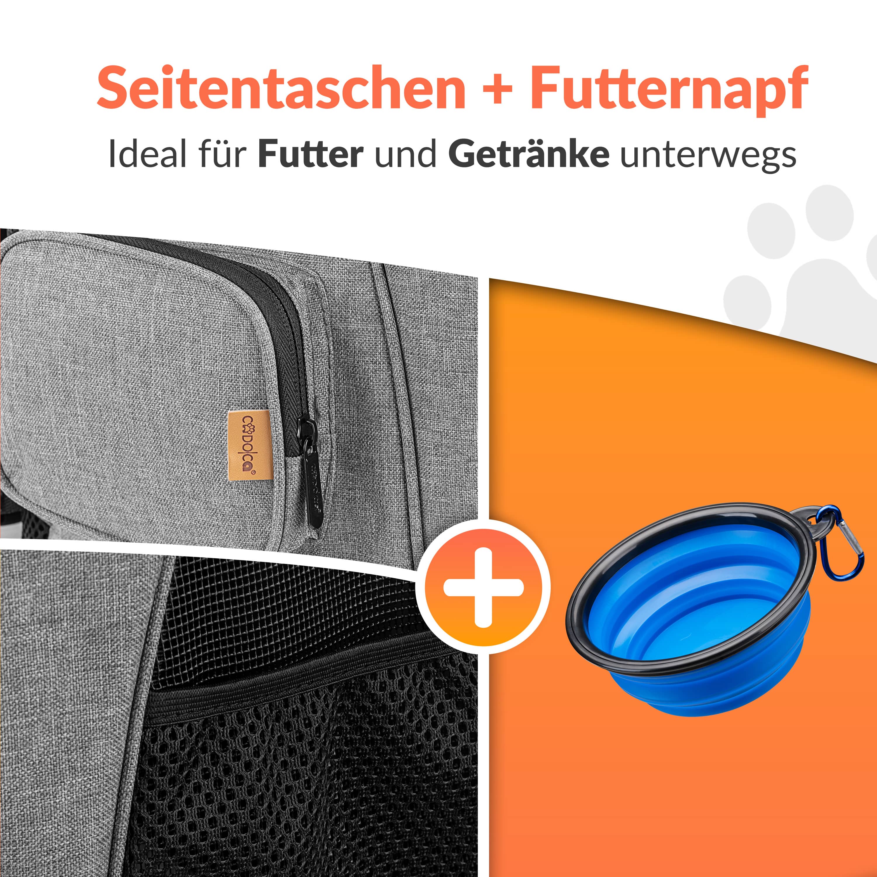 Kattenrugzak\u0020Grijs\u002041x30x31cm Kattenrugzak\u0020Grijs\u002041x30x31cm