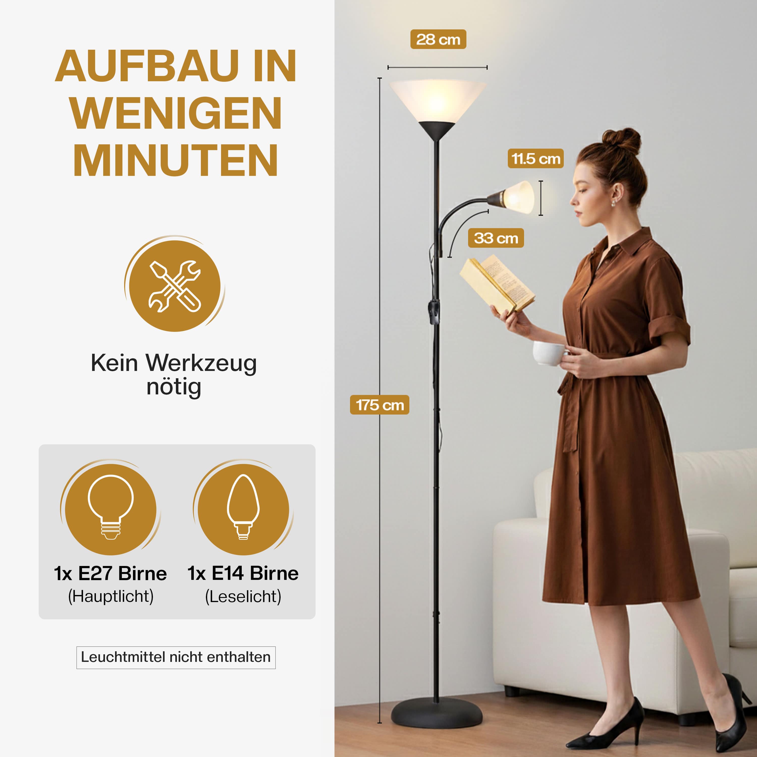Staande\u0020lamp\u0020Alissa\u0020zwart